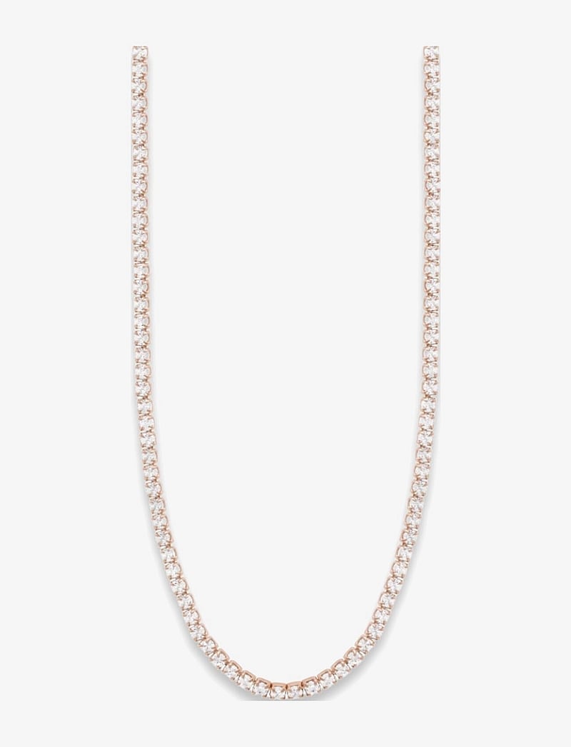 Marmara Sterling - Goldplated Tennis necklace - kaelaketid - white - 1