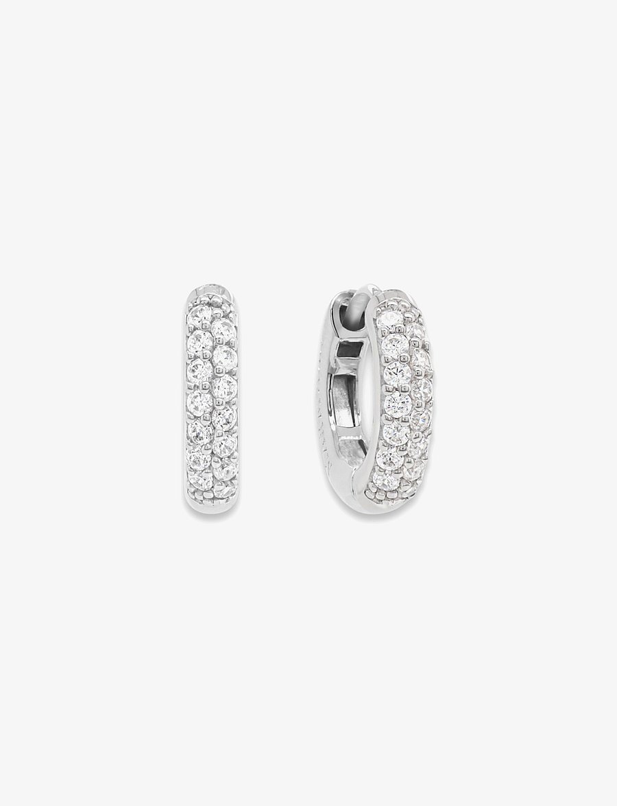 Marmara Sterling - Silver Classic earrings - cerceaux - silver - 1
