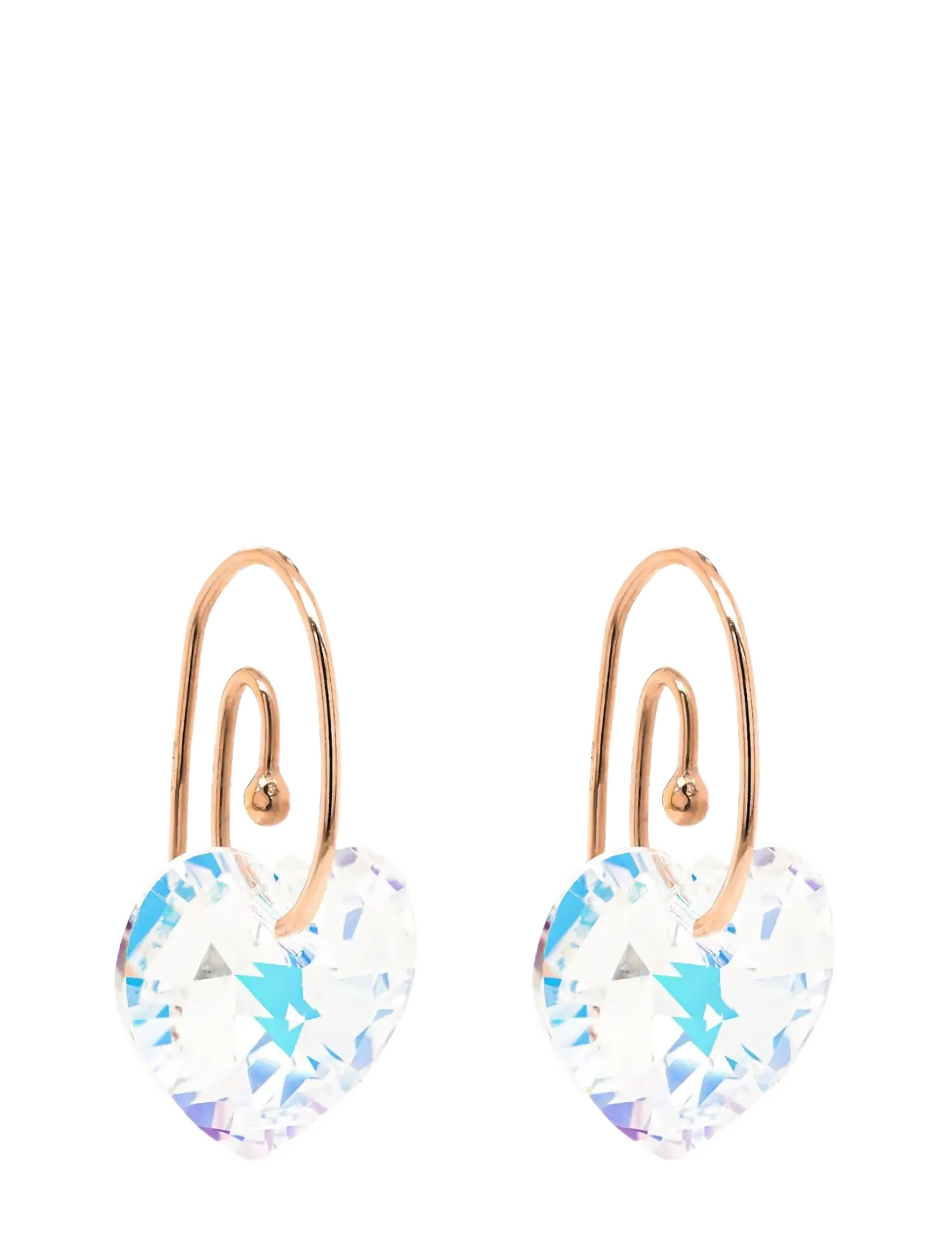 Marmara Sterling 925 Silver Earrings, Goldplated - Besondere Anlässe - CRYSTAL AB / multi