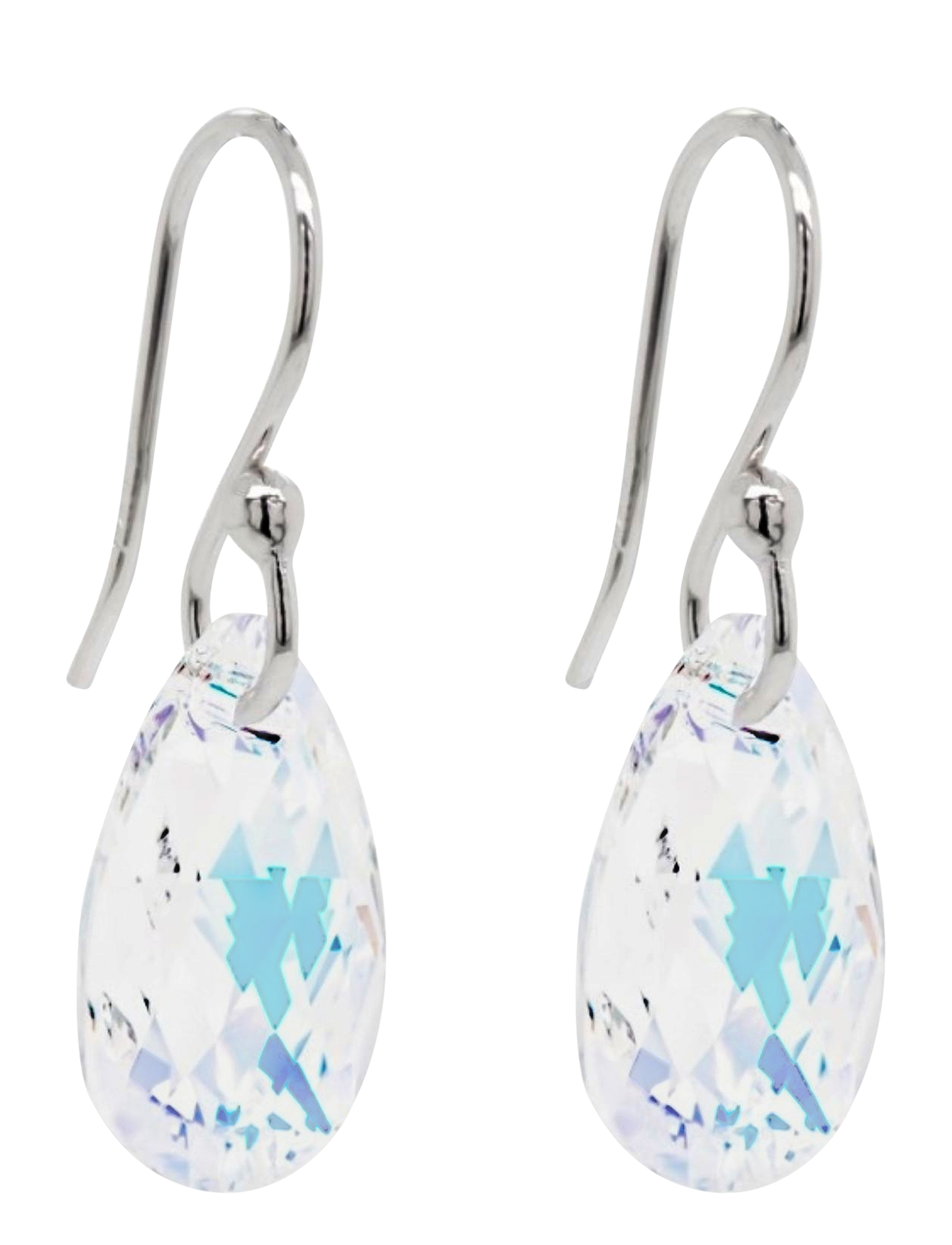 Marmara Sterling Silver earrings - Accessoires - CRYSTAL / white