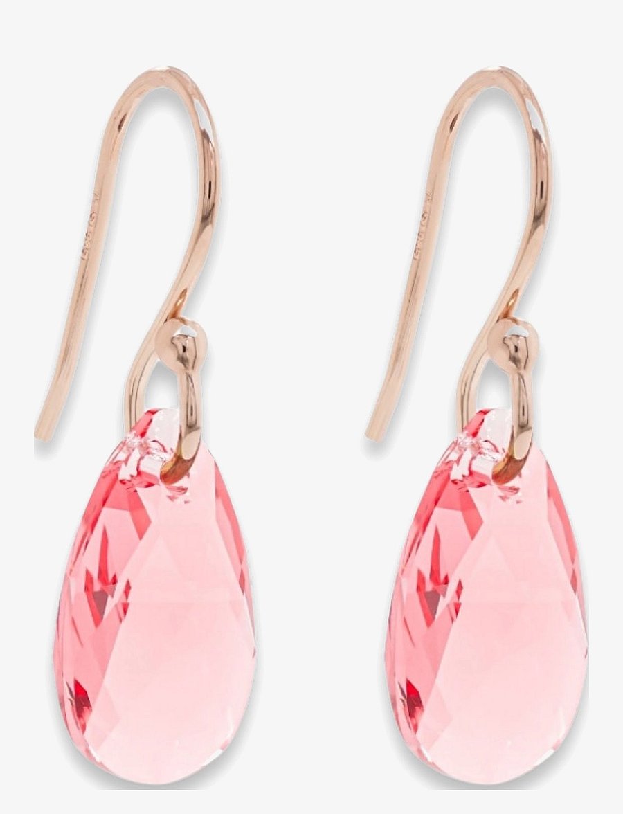 Marmara Sterling - Goldplated earrings - boucles d'oreilles pendantes - rose peach - 0