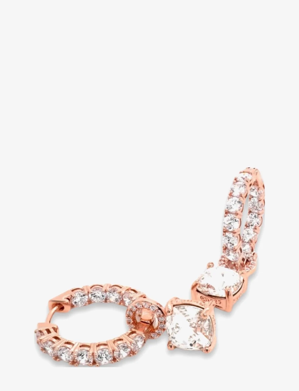 Marmara Sterling - Goldplated earrings - rippuvad kõrvarõngad - crystal - 2