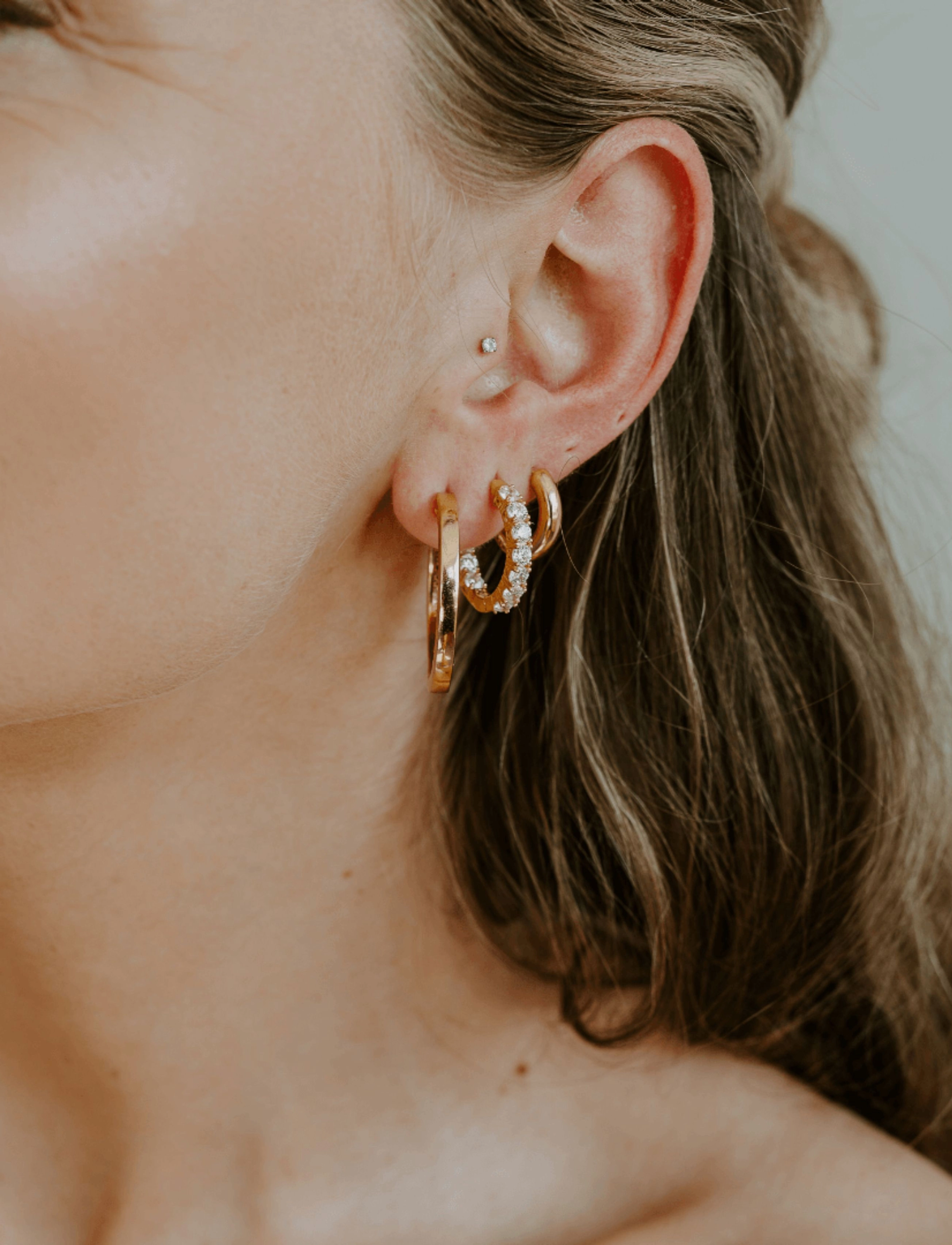 Marmara Sterling Goldplated Hoop Earrings örhängen dam – bild 3