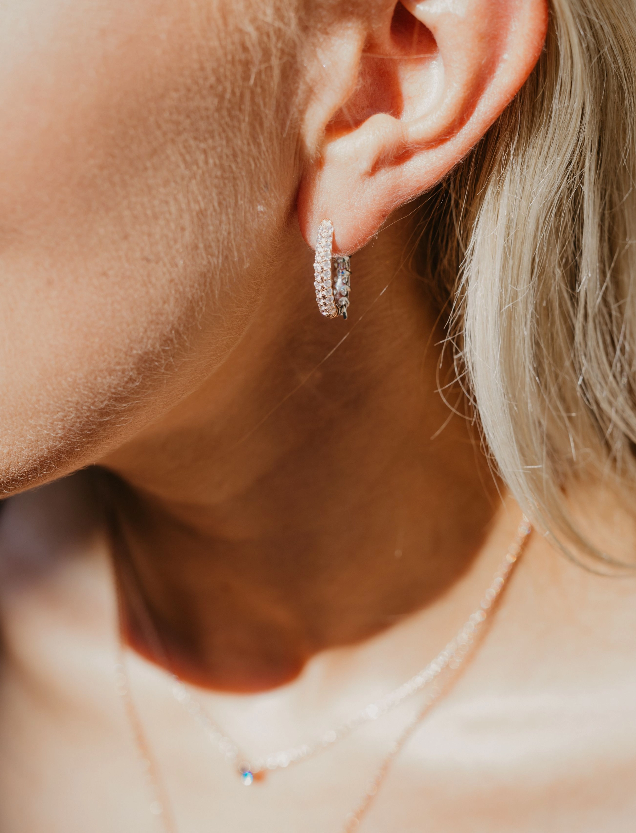 Marmara Sterling - Two-sided earrings - hoops kõrvarõngad - silver - 3