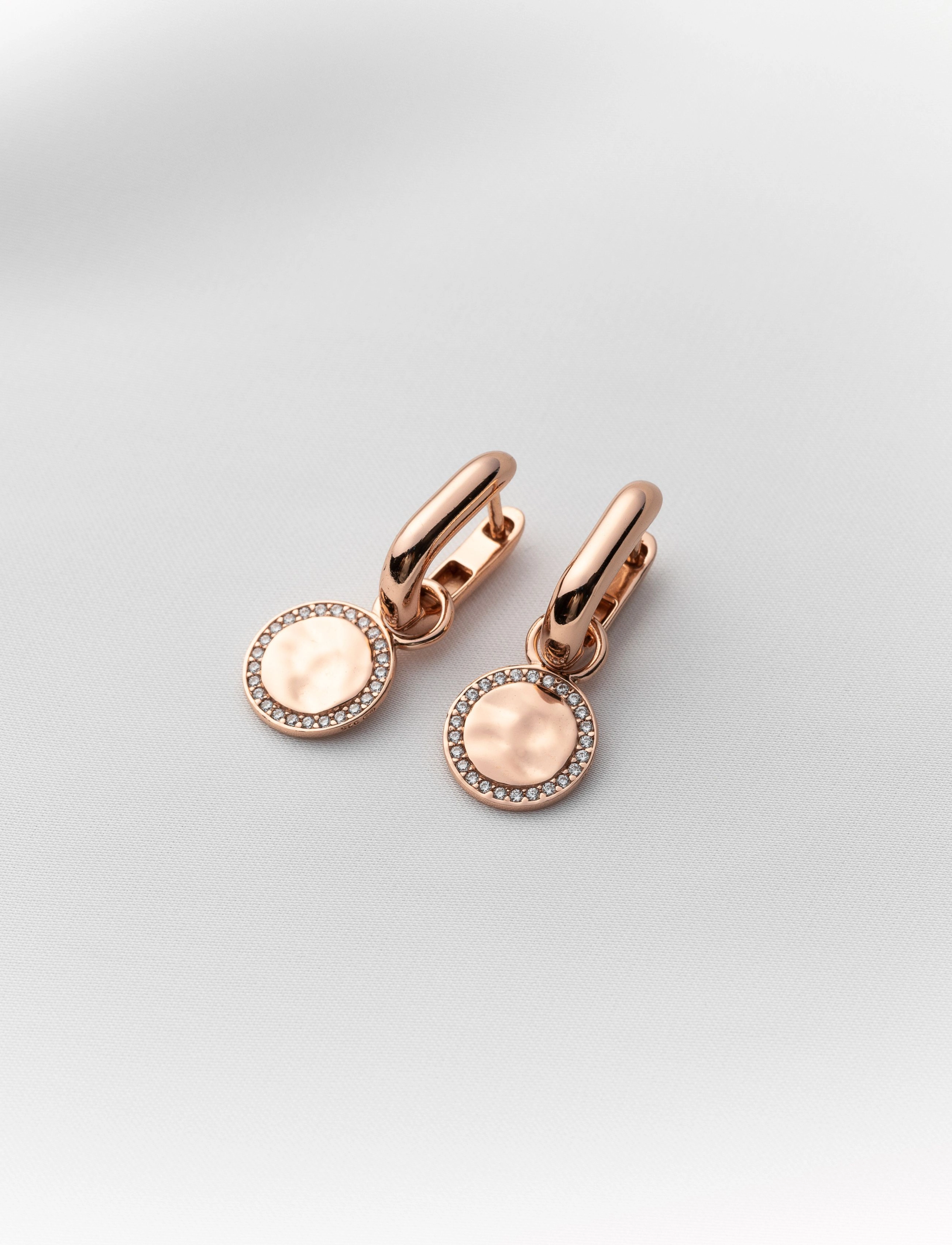 Marmara Sterling Goldplated Earrings, One Size, Rosa - Pendants Frauen