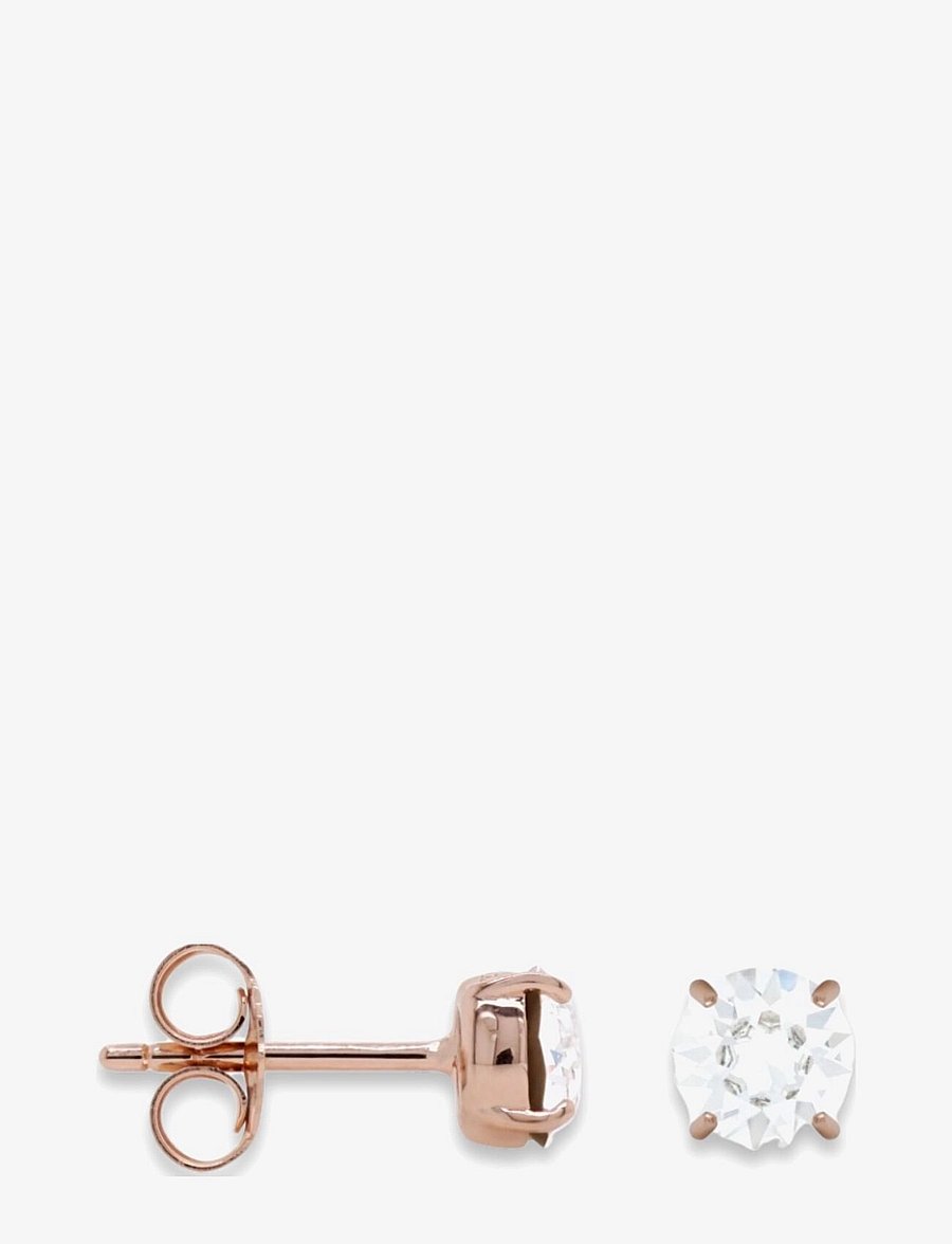 Marmara Sterling - Goldplated stud earrings - neet-kõrvarõngad - crystal - 1