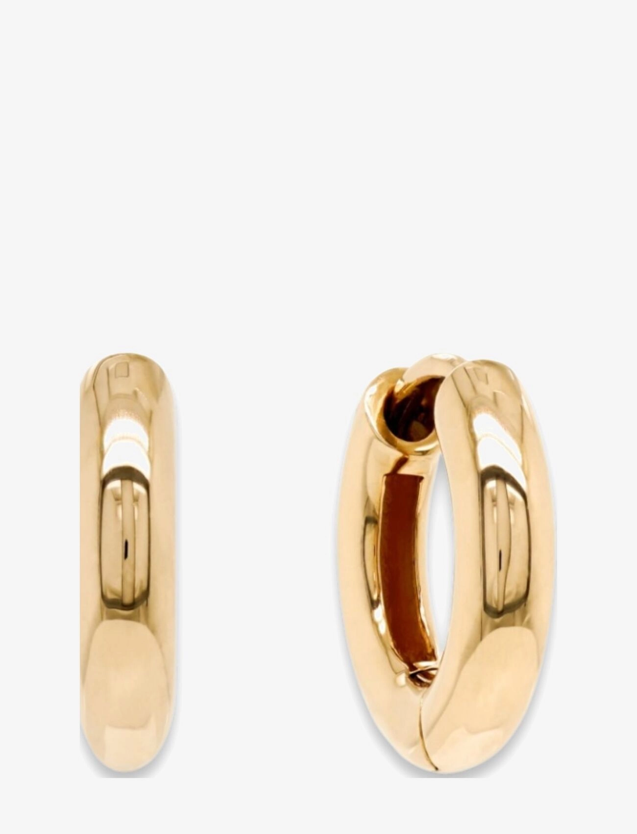 Marmara Sterling Goldplated Classic earrings - Accessoires - YELLOW-GOLDPLATED / gold