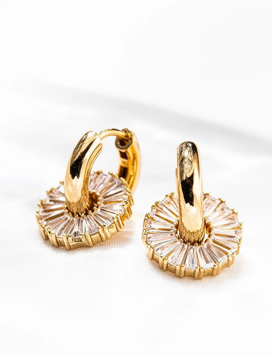 Marmara Sterling - Goldplated Classic earrings - kreolen - yellow-goldplated - 3