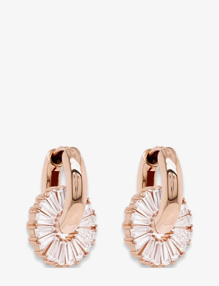 Marmara Sterling - Goldplated earrings - Øreringe med vedhæng - white - 0