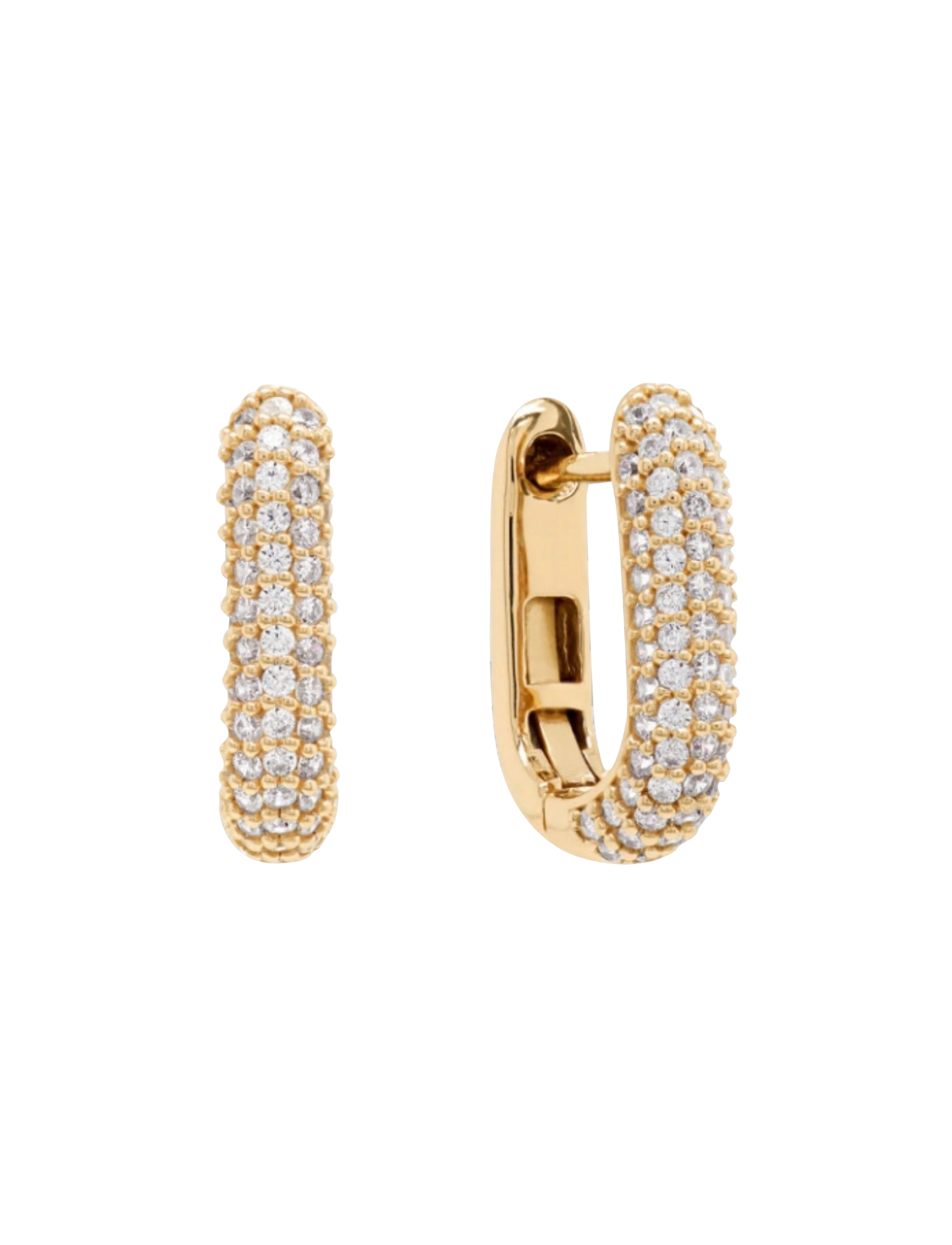 Marmara Sterling Goldplated Link earrings - Accessoires - YELLOW-GOLDPLATED / gold