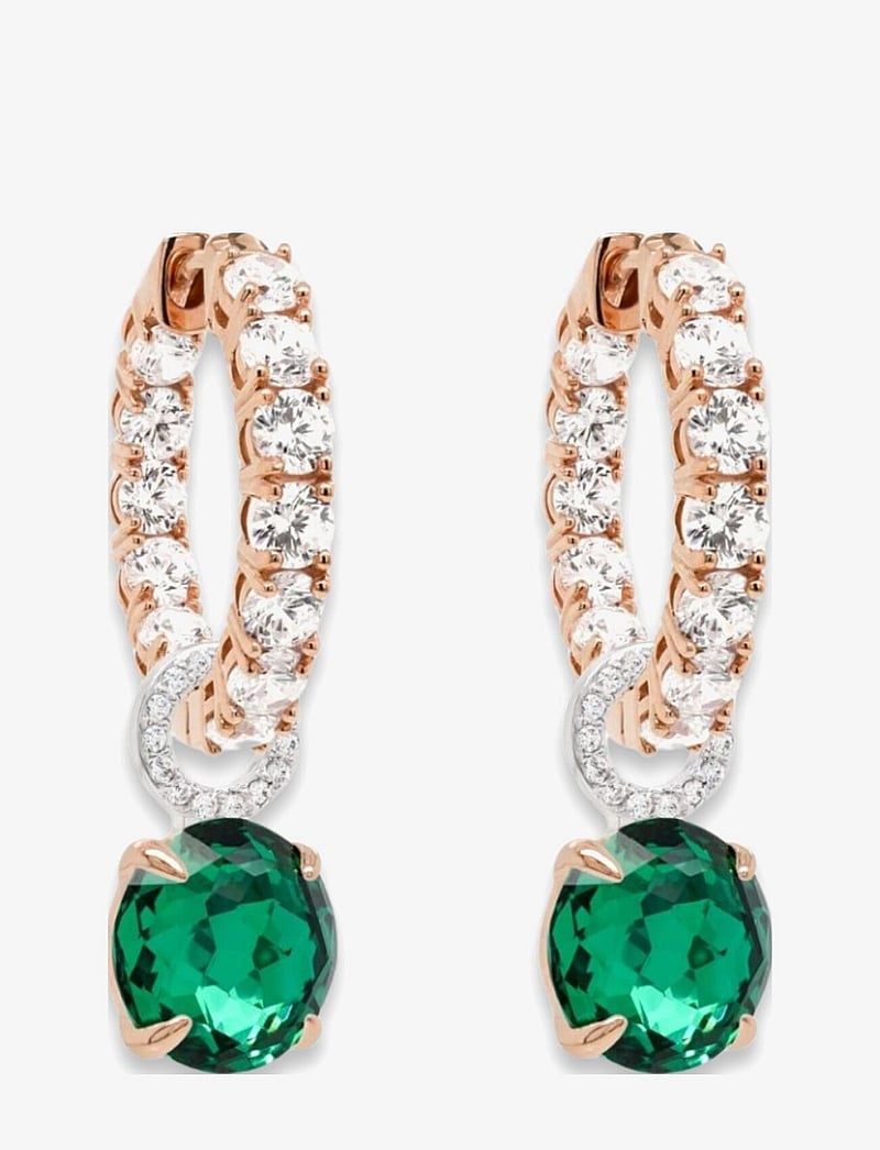Marmara Sterling - Goldplated earrings - ohrhänger - majestic green - 0