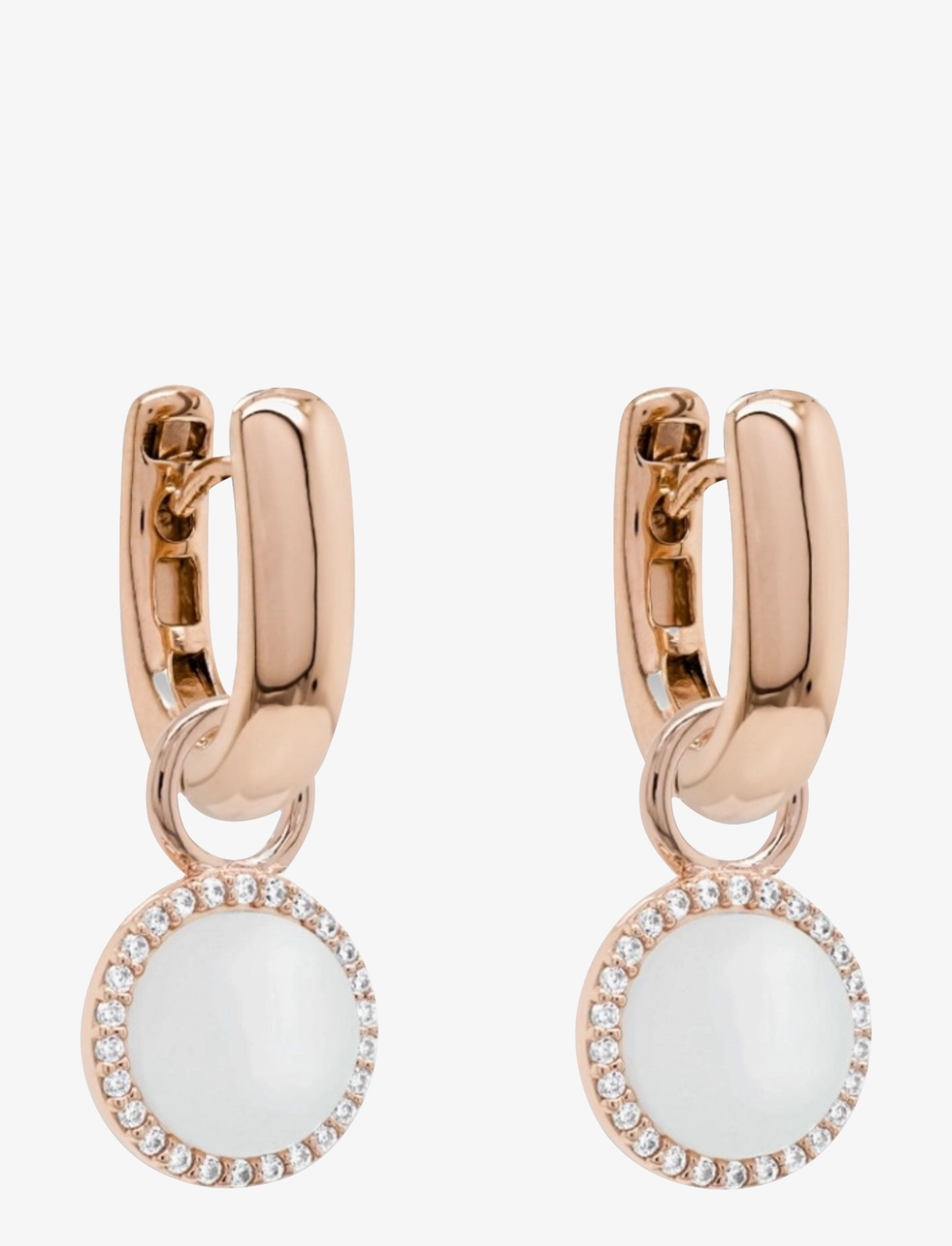 Marmara Sterling Goldplated Mother of Pearl earrings - Accessoires - ROSE-GOLDPLATED / gold