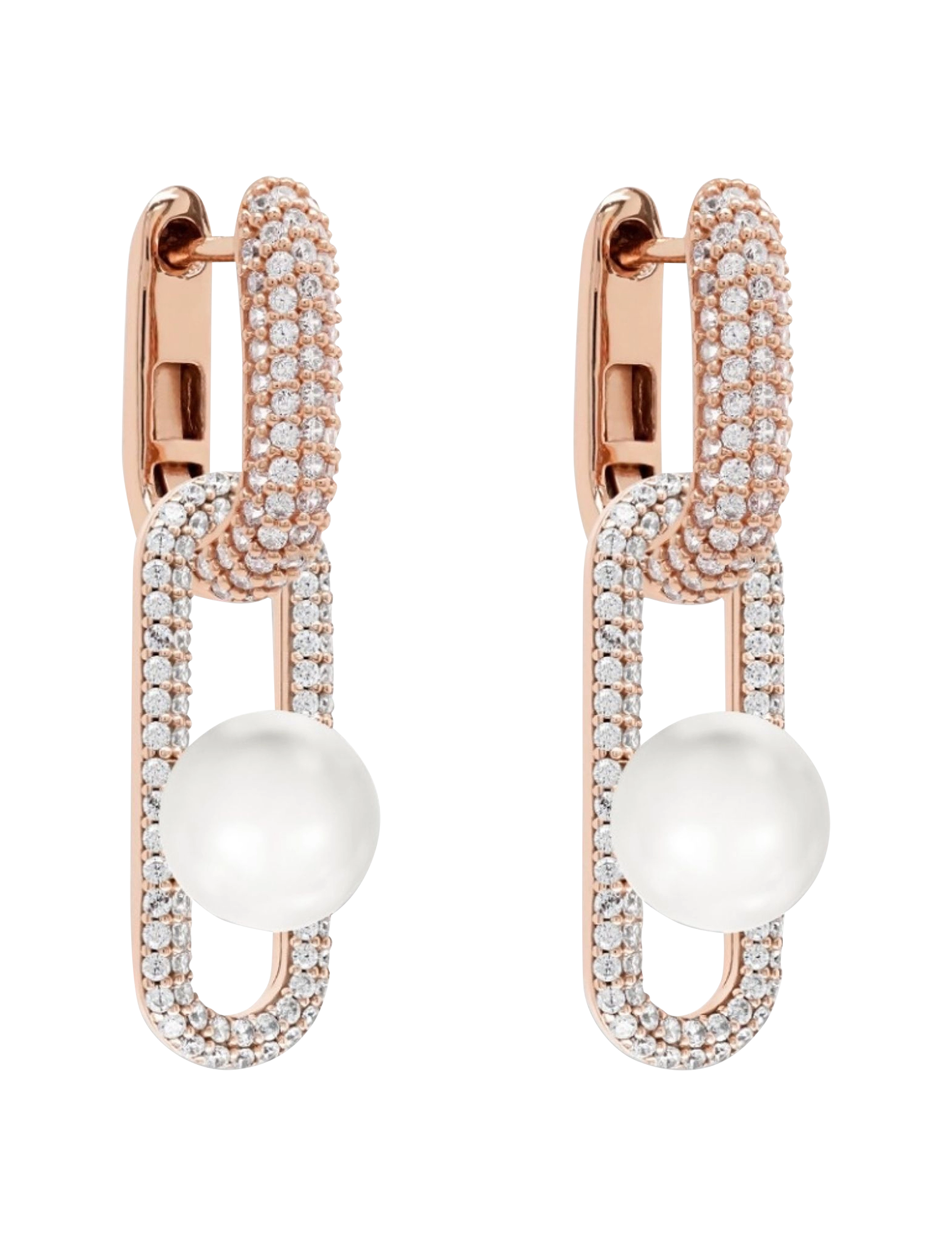 Marmara Sterling Goldplated Pearl earrings - Øreringe - WHITE / white