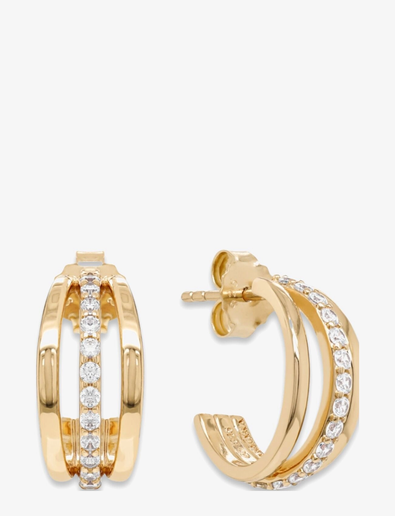 Marmara Sterling Goldplated earrings - Schmuck - YELLOW-GOLDPLATED / gold