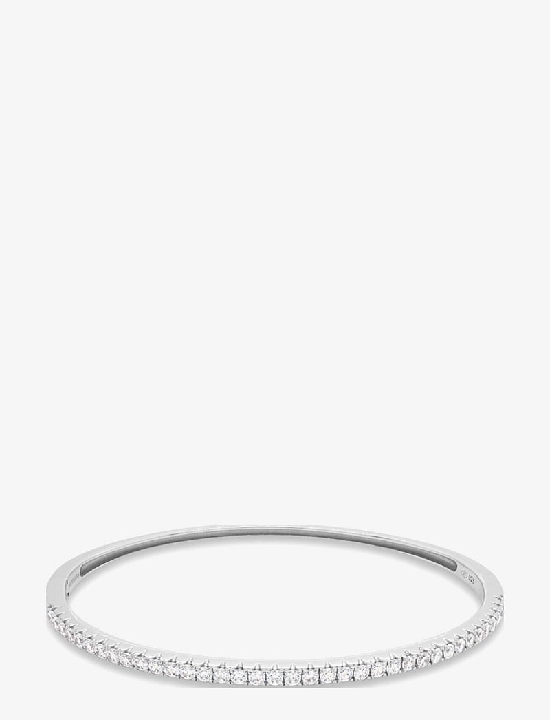 Marmara Sterling - Silver bangle bracelet - bangles - white - 1