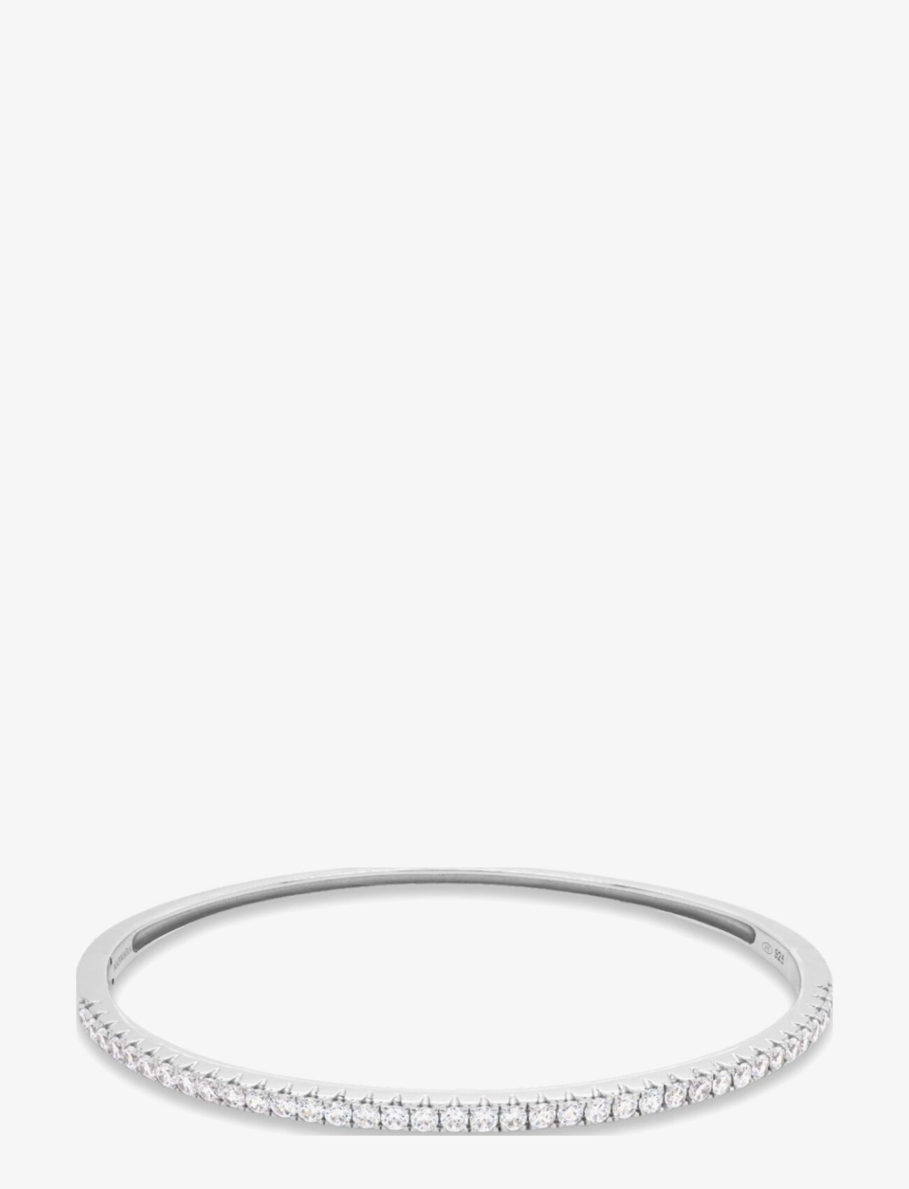 Marmara Sterling Silver bangle bracelet - Accessoires - WHITE / silver
