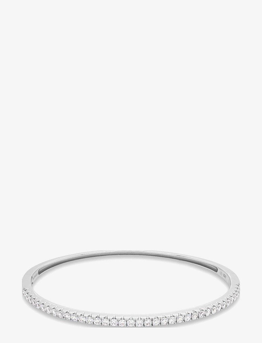Marmara Sterling - Silver bangle bracelet - armringe - white - 1