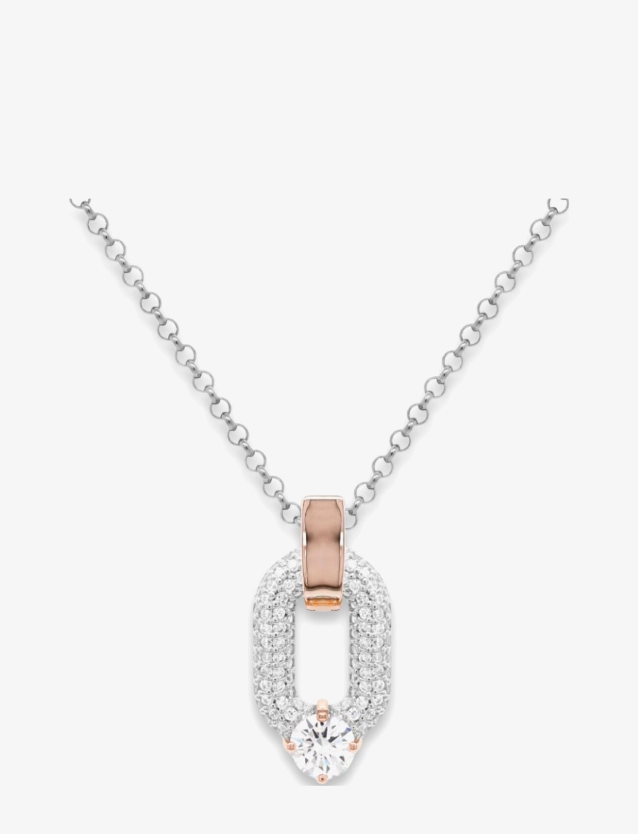 Marmara Sterling Silver Link necklace - Accessoires - WHITE / silver