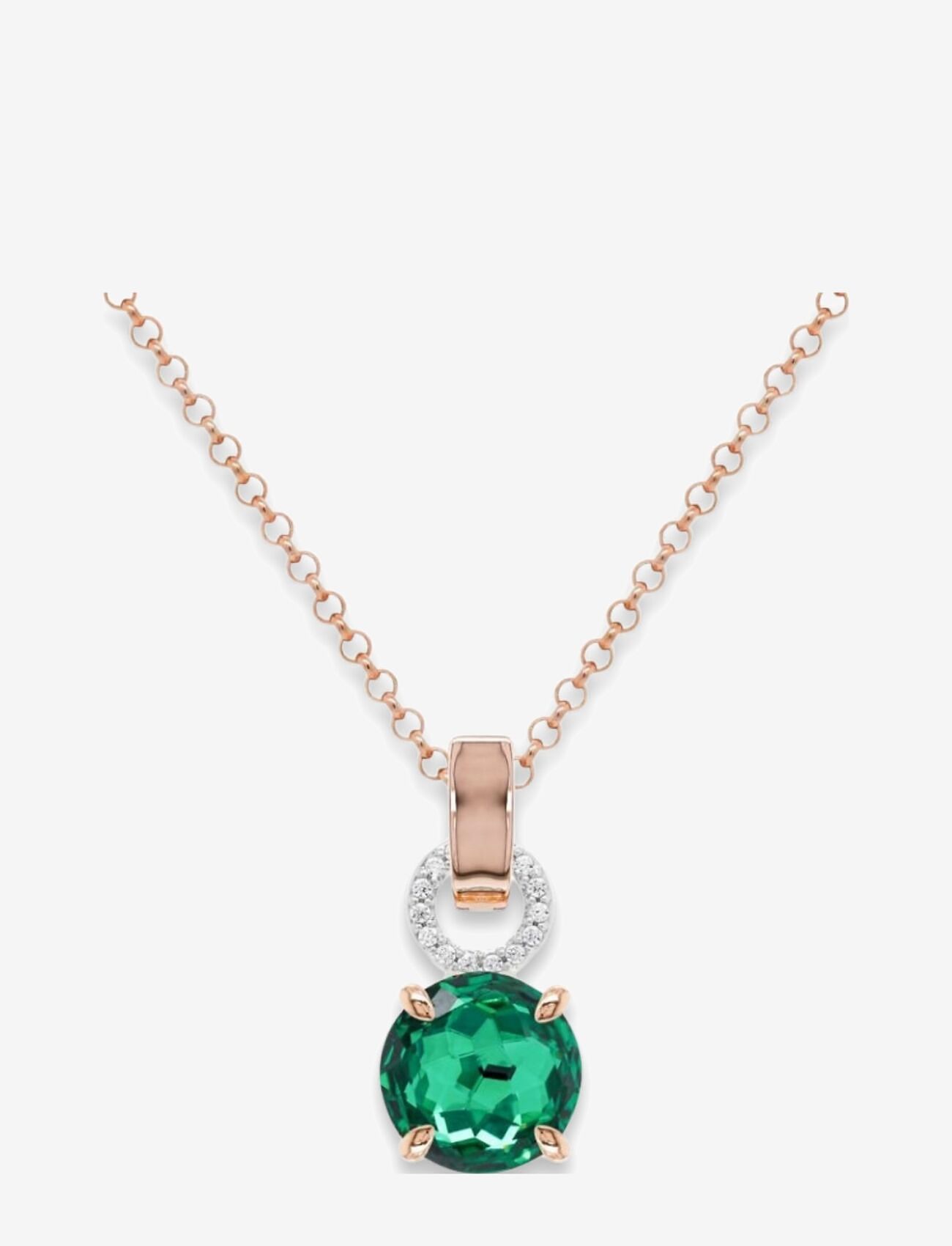 Marmara Sterling - Goldplated necklace - halskæder - majestic green - 0