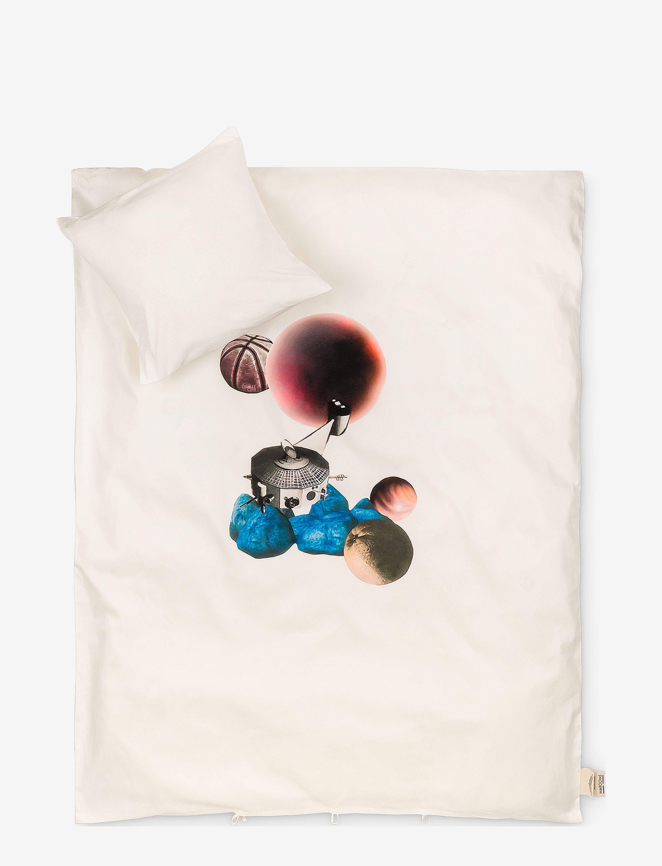 Marooms Space Bed Linen Set Baby, Bed Sæt, Creme, Str: 70X100CM;40X45CM