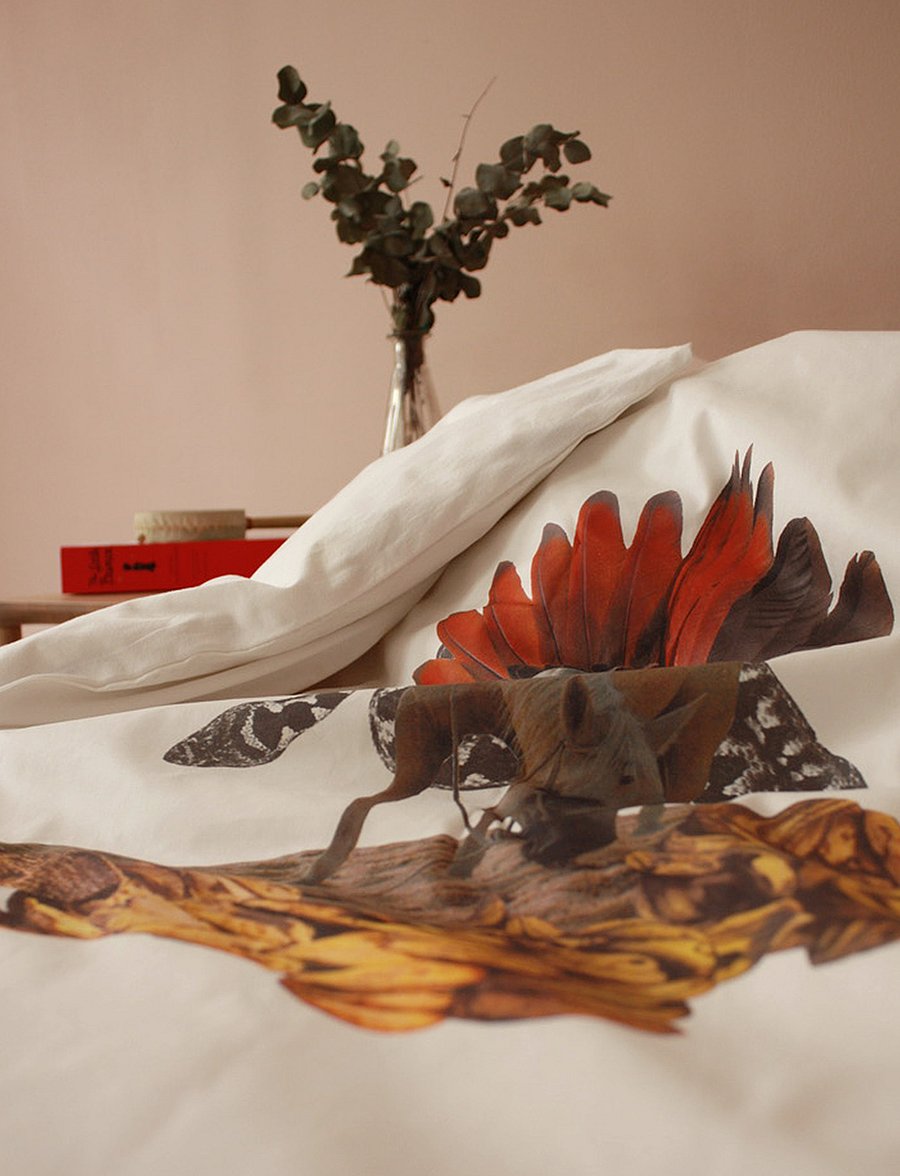 Marooms - Nature Bedding Baby - voodiriiete komplektid - white - 0