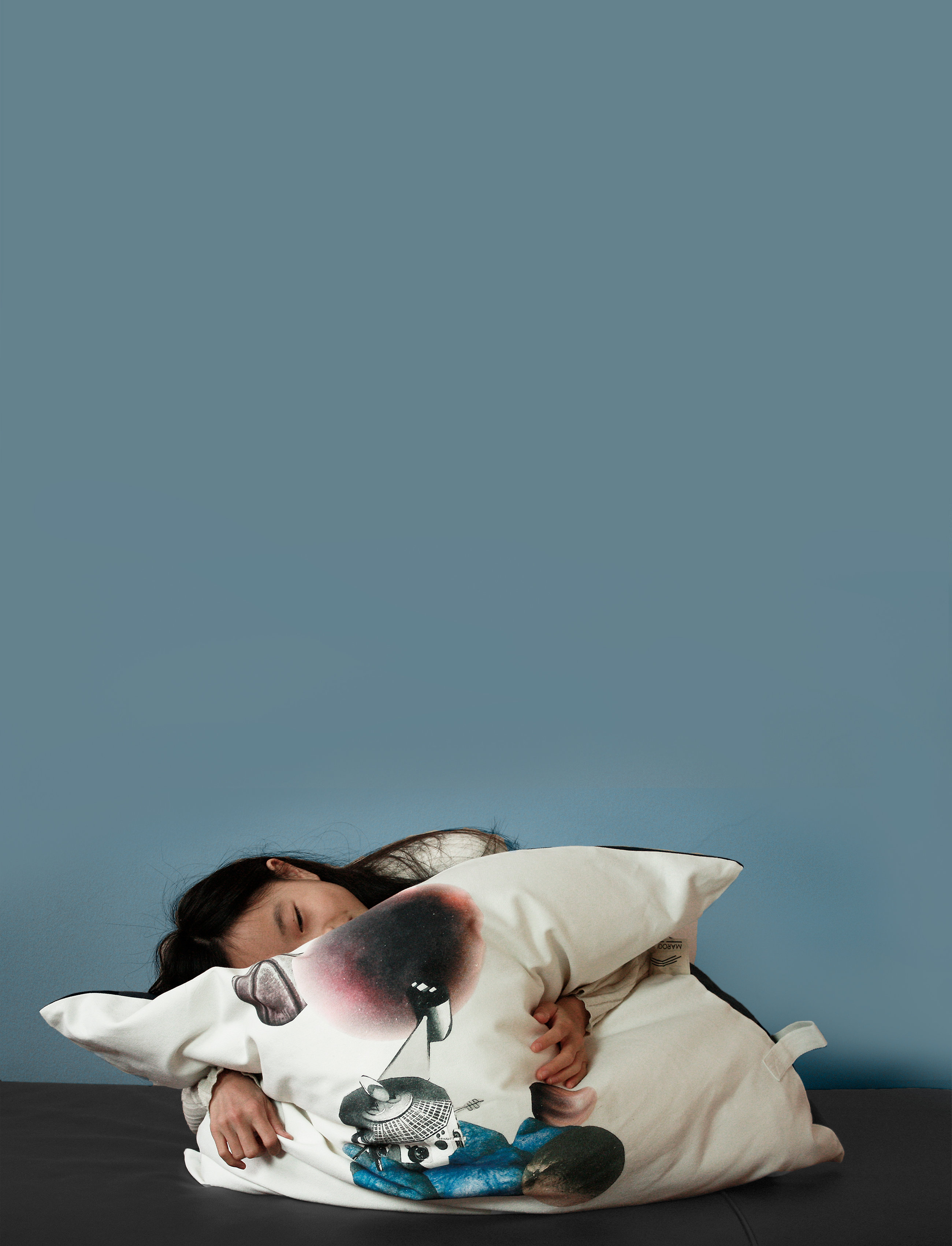 Marooms Space Cushion Case, 86X70 cm, Sleep Time, Blau - Pillow Cases, Kinder