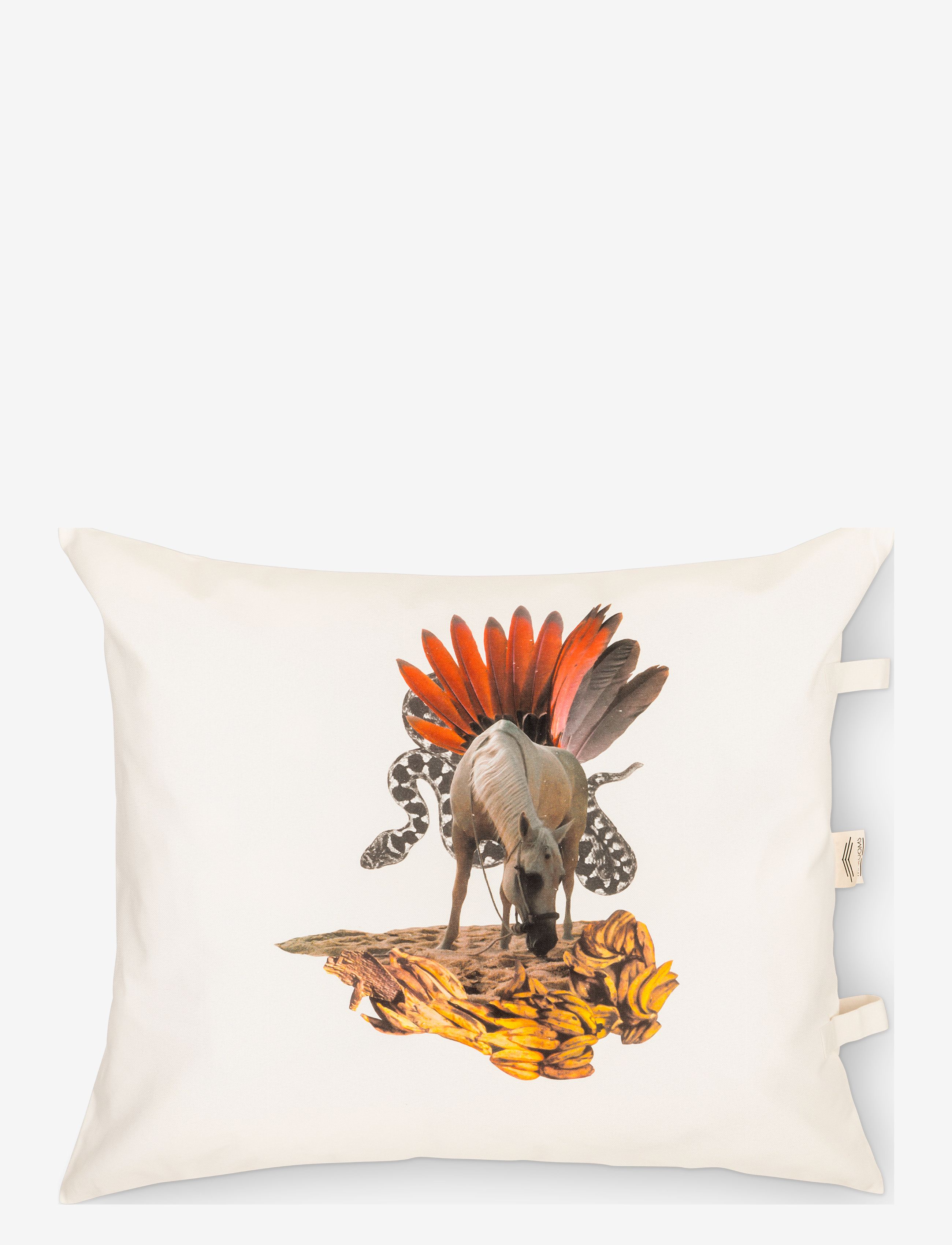 Marooms Nature Cushion Case, Pudebetræk, Hvid, Str: 86X70CM