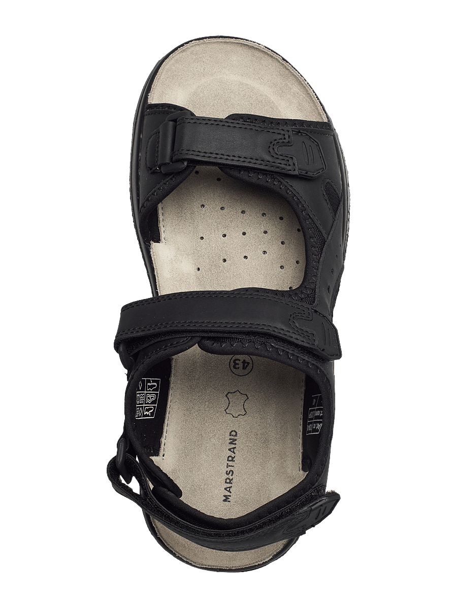 Marstrand - LOOP MARSTRAND SANDAL BRUN 46 - vacation essentials - black - 3