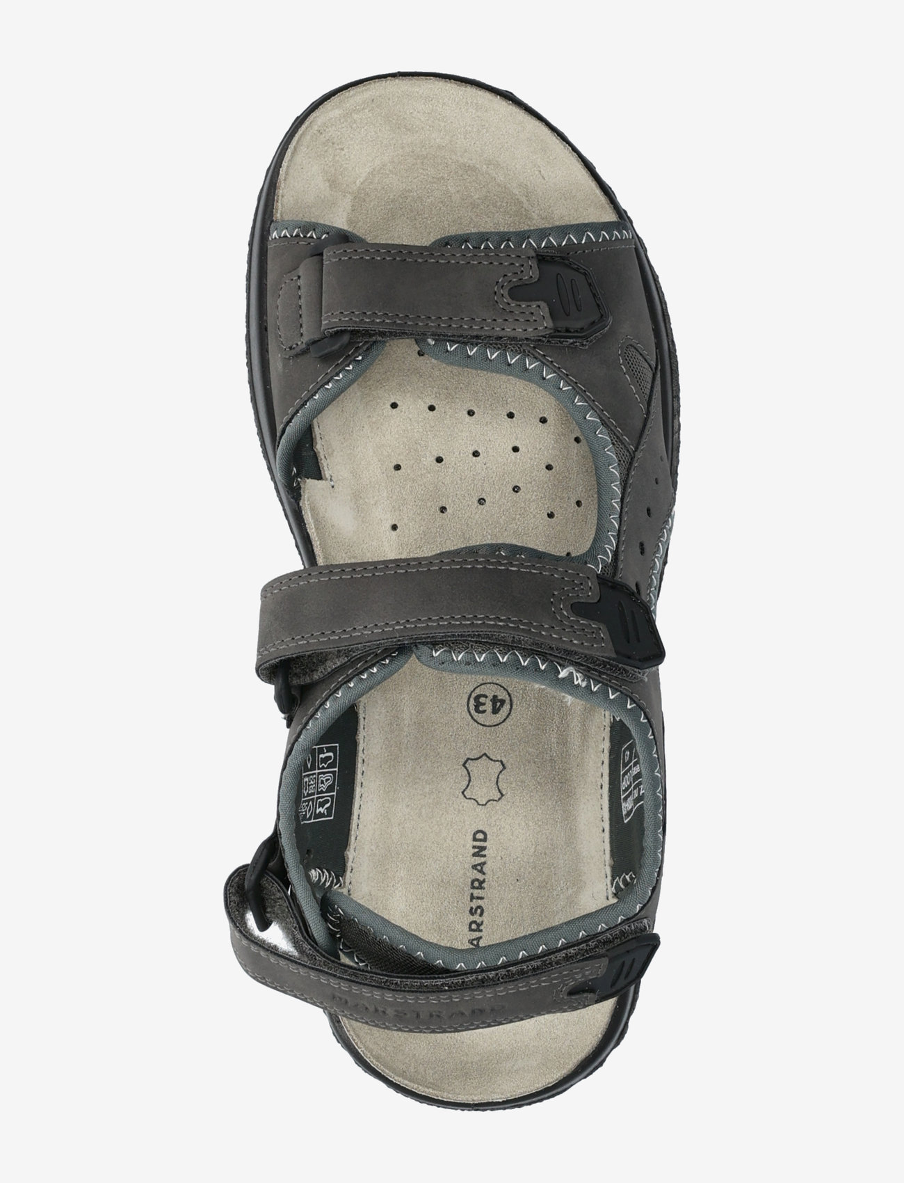 Marstrand - LOOP MARSTRAND SANDAL BRUN 40 - herren - grey - 3