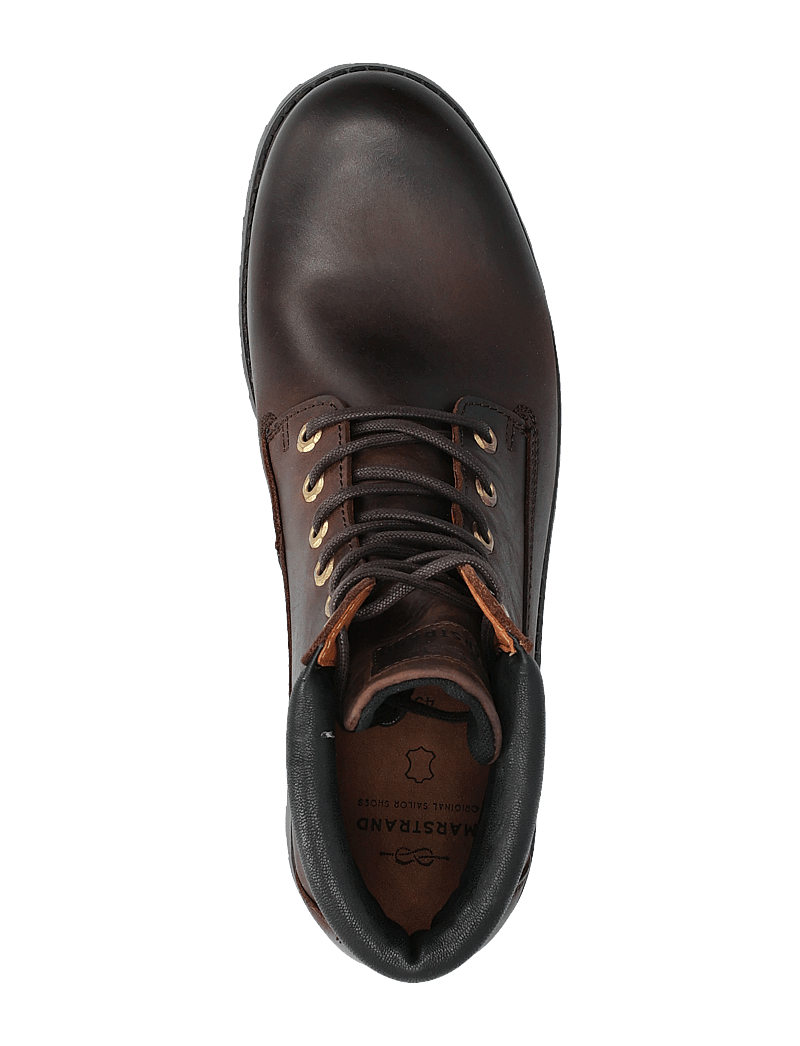 Marstrand - FRANK MARSTRAND - støvler med snøre - dark brown - 3