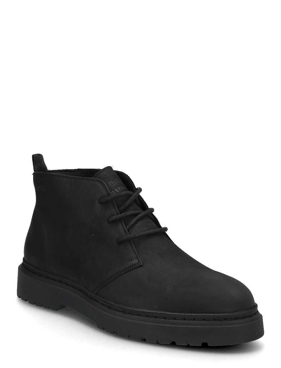 Marstrand - ELLIS RUSTIC LTH KÄNGA BLACK 41 - schnürstiefel - black - 0