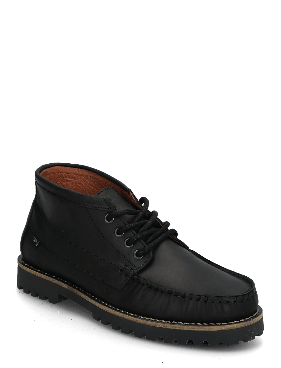 Marstrand - NOEL MID SKO GREY NBK 41 - snørestøvler - dull black - 0