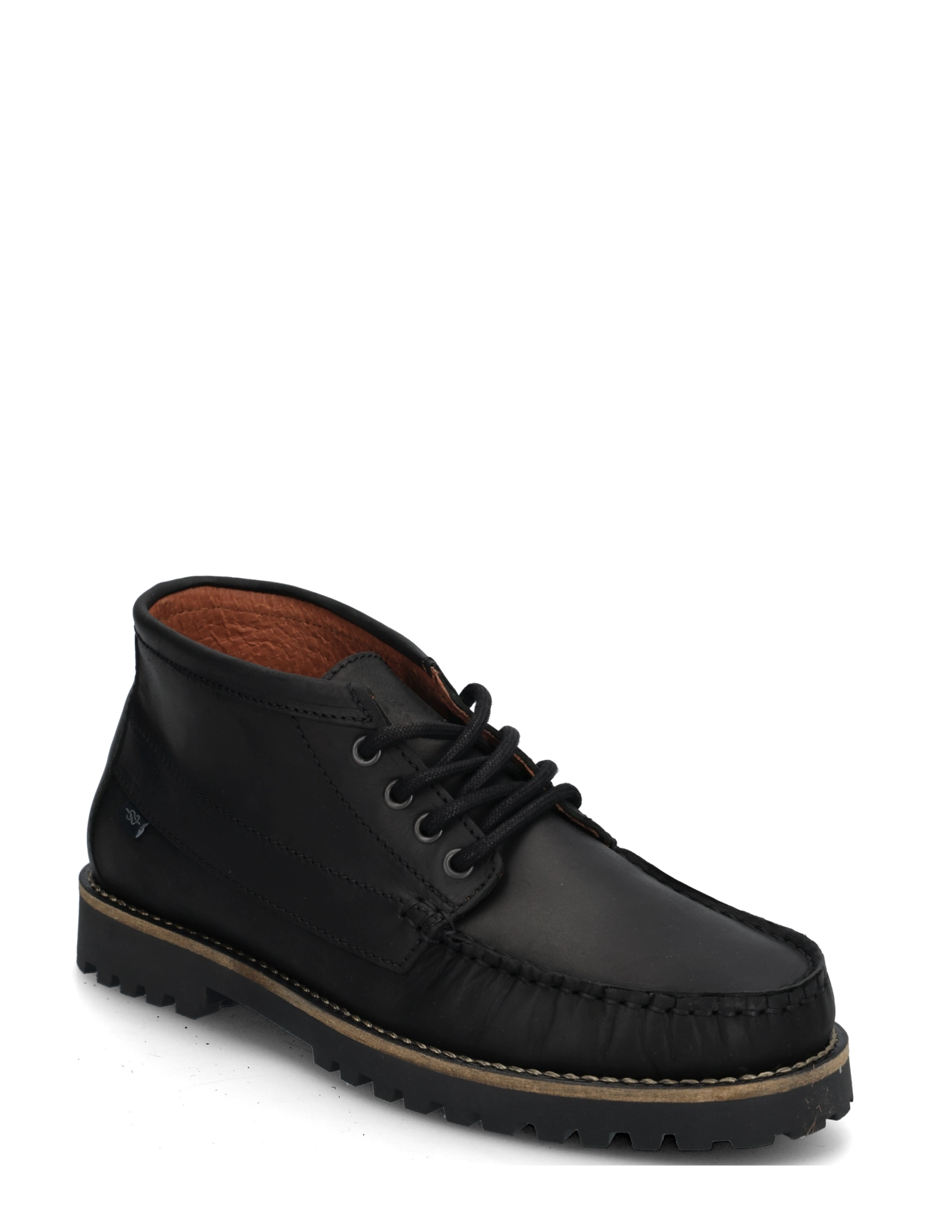 Marstrand NOEL MID SKO DULL BLACK O 46 - Kängor - DULL BLACK / black