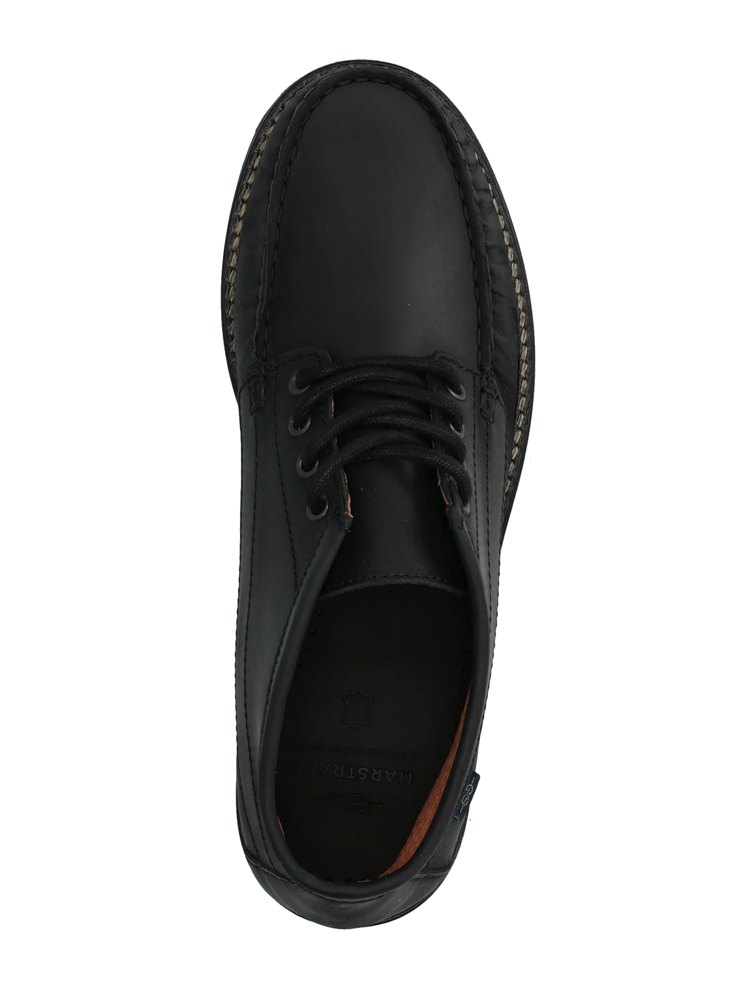 Marstrand - NOEL MID SKO GREY NBK 41 - snørestøvler - dull black - 3