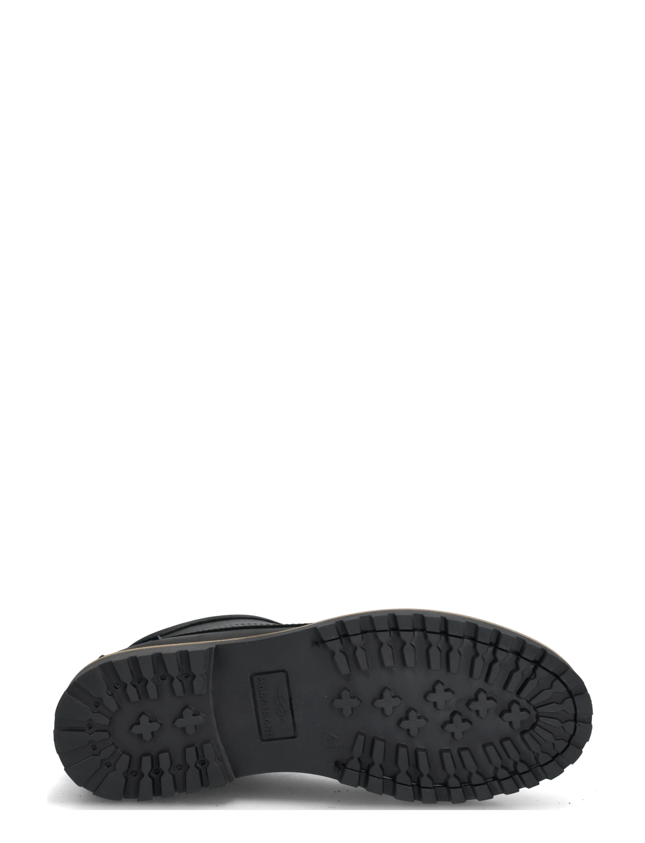Marstrand - NOEL MID SKO DULL BLACK O 46 - schnürstiefel - dull black - 4