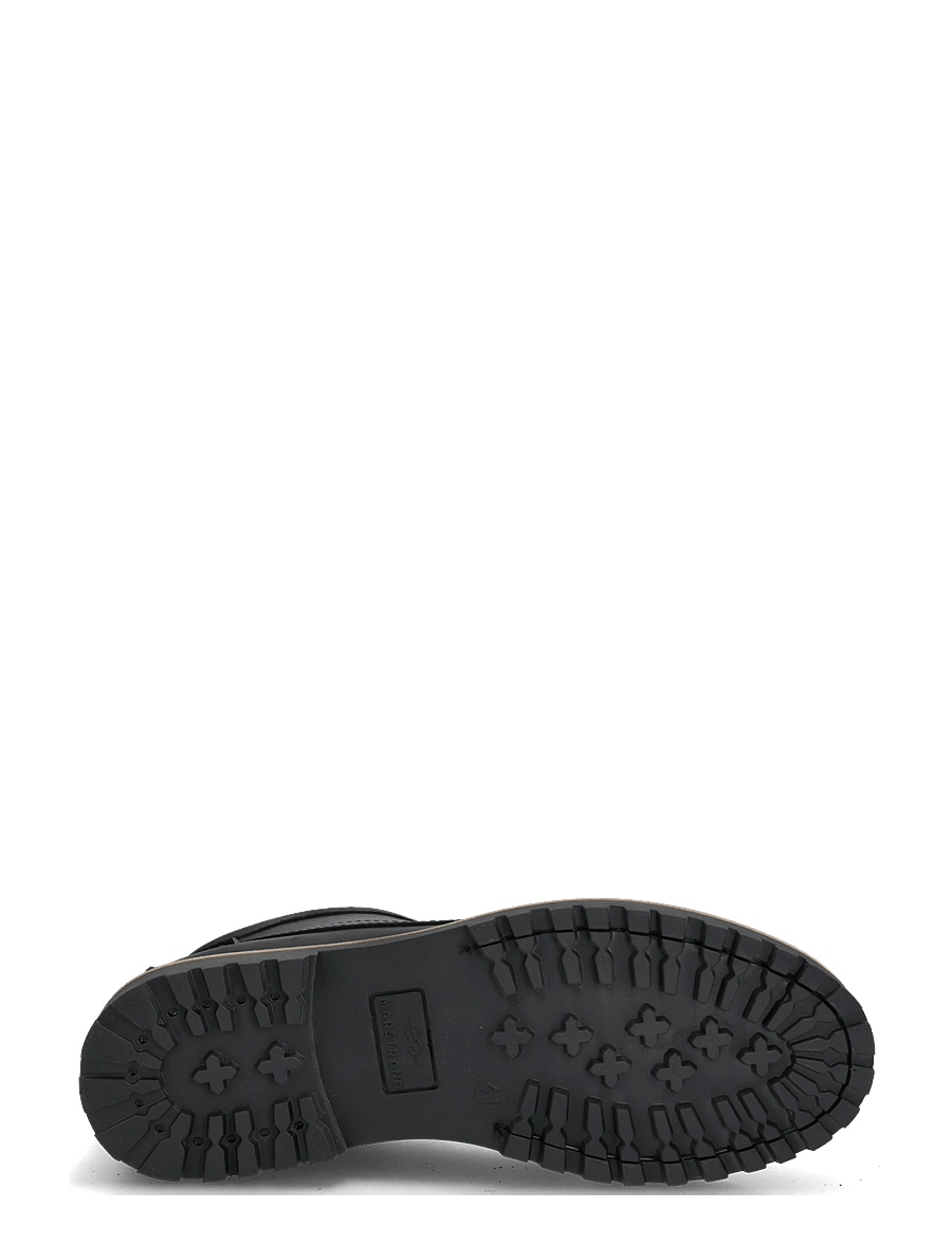 Marstrand - NOEL MID SKO DULL BLACK O 46 - schnürstiefel - dull black - 4