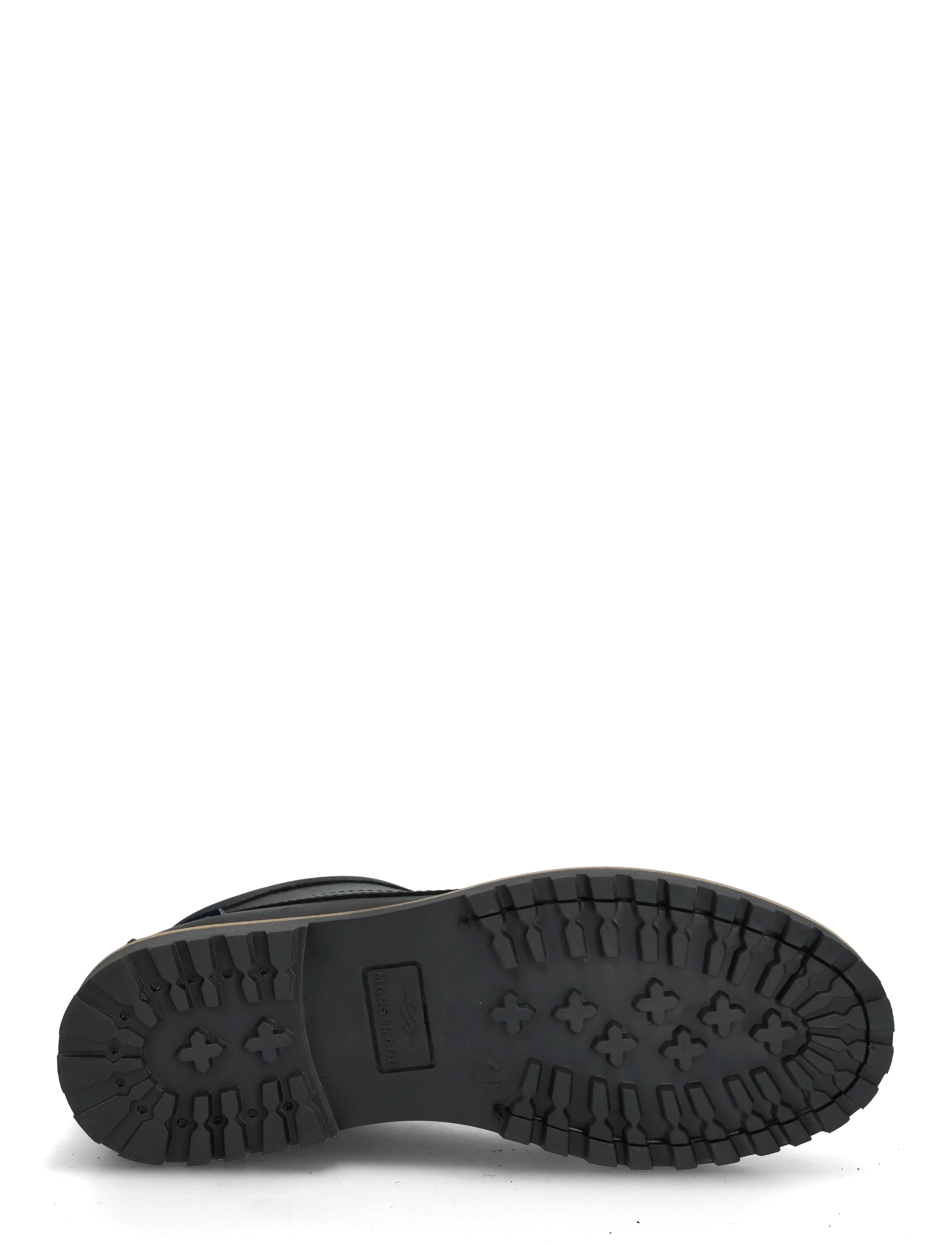 Marstrand - NOEL MID SKO GREY NBK 41 - snørestøvler - dull black - 4