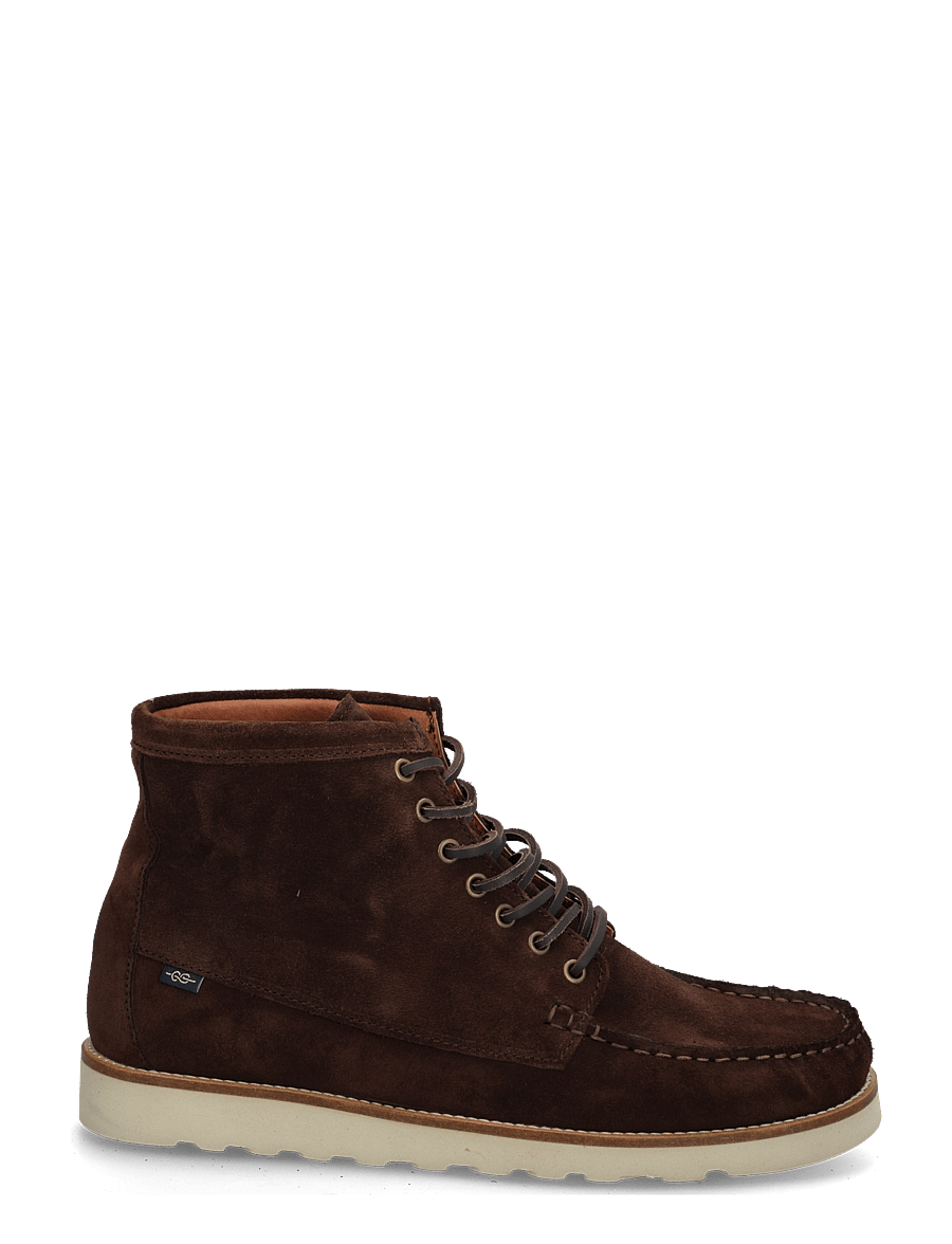 Marstrand - ANDY MID SUEDE KÄNGA DK.BROWN 44 - schnürstiefel - dark brown - 2
