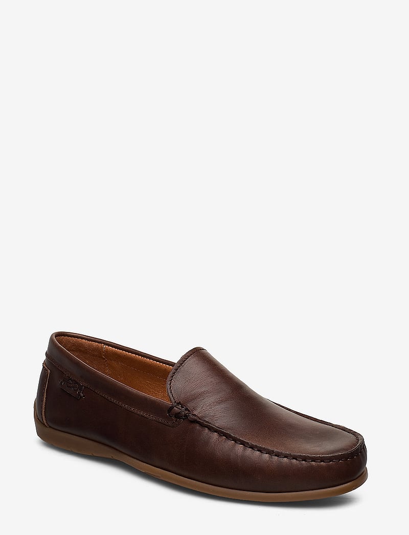 Marstrand - PLAIN DRIVING LOAFER LTH MARSTRAND - nach anlass kaufen - dk brown crazy - 0