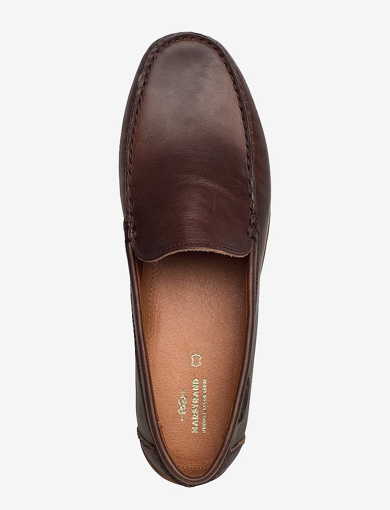Marstrand - PLAIN DRIVING LOAFER LTH MARSTRAND - nach anlass kaufen - dk brown crazy - 3