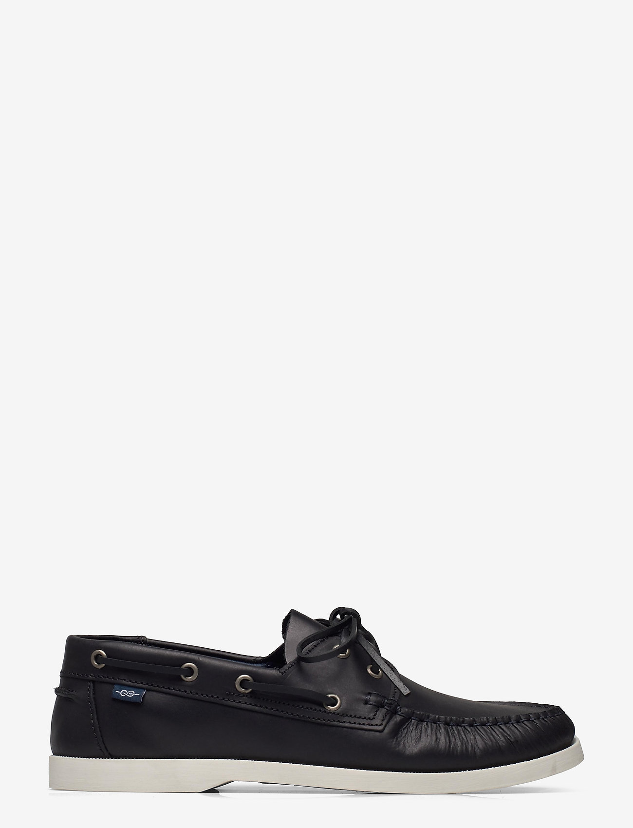 Marstrand - 2-EYE LTH MARSTRAND - spring shoes - black - 0