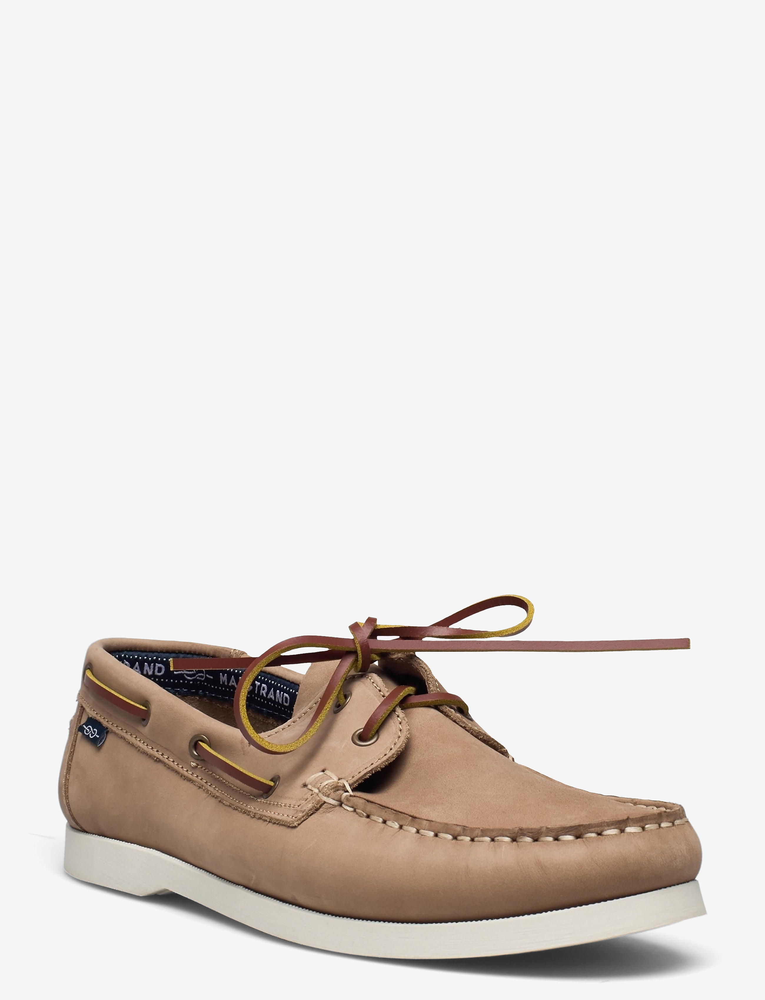 Marstrand 2-Eye Nbk, 44, Schuhe, Beige - Boat Männerswear