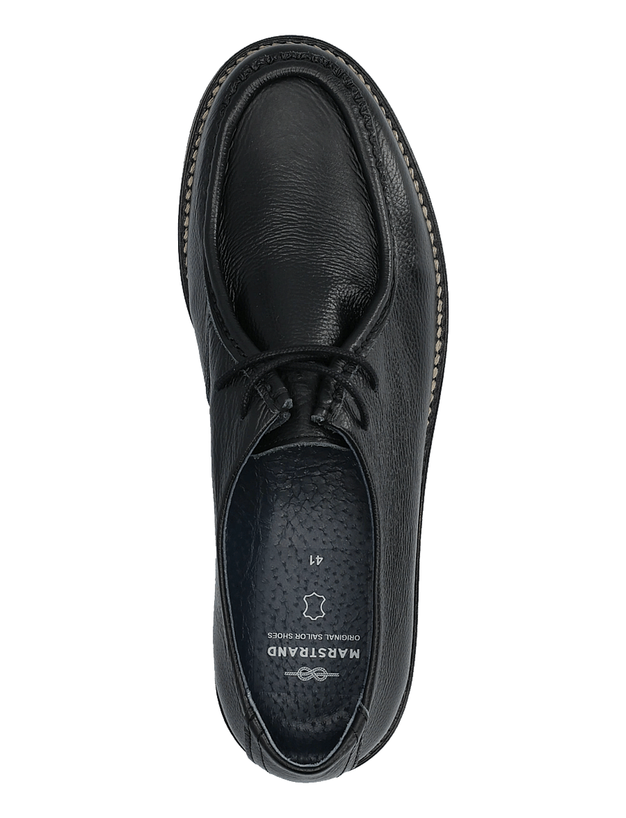 Marstrand - LIAM LTH SKO DK BROWN 46 - moc-toes - black grain - 3