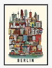 Martin Schwartz - Berlin small poster - laveste priser - multi color - 0