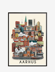 Martin Schwartz - Aarhus standard poster - laveste priser - multi color - 0