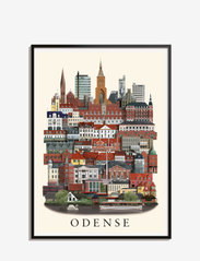 Martin Schwartz - Odense standard poster - byer og kort - multi color - 0