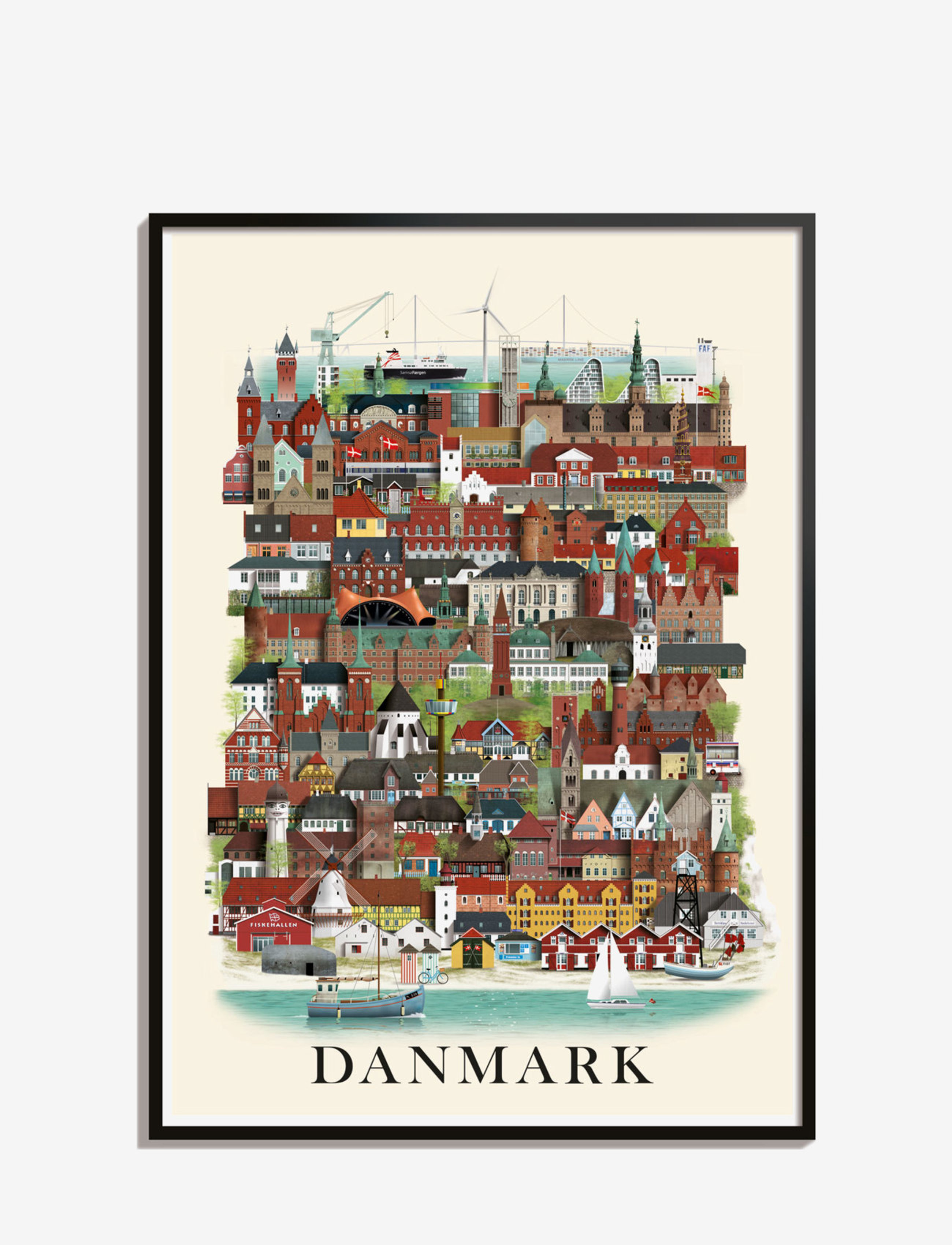 Martin Schwartz - Fyn standard poster - multi color - 0