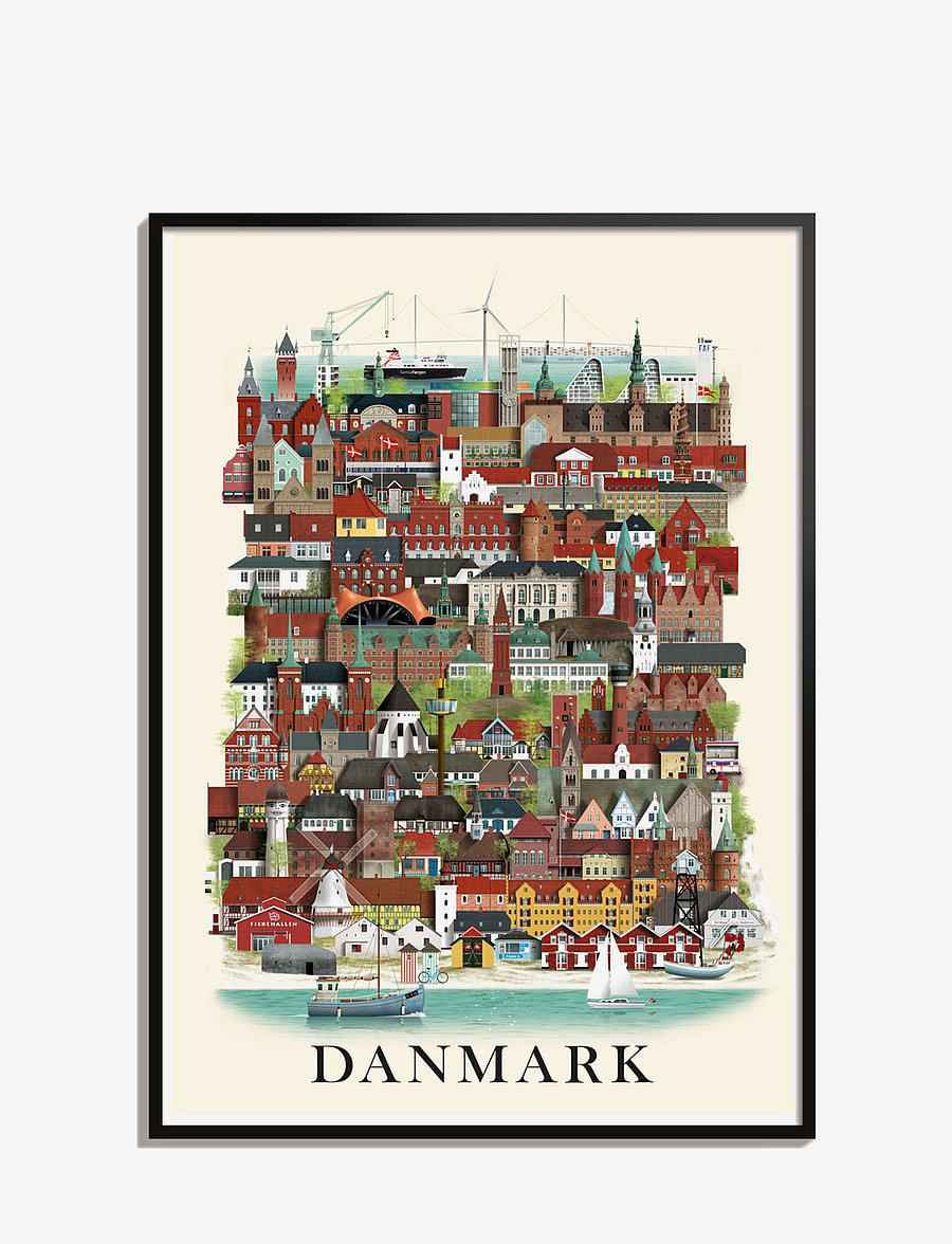 Martin Schwartz - Fyn standard poster - multi color - 0