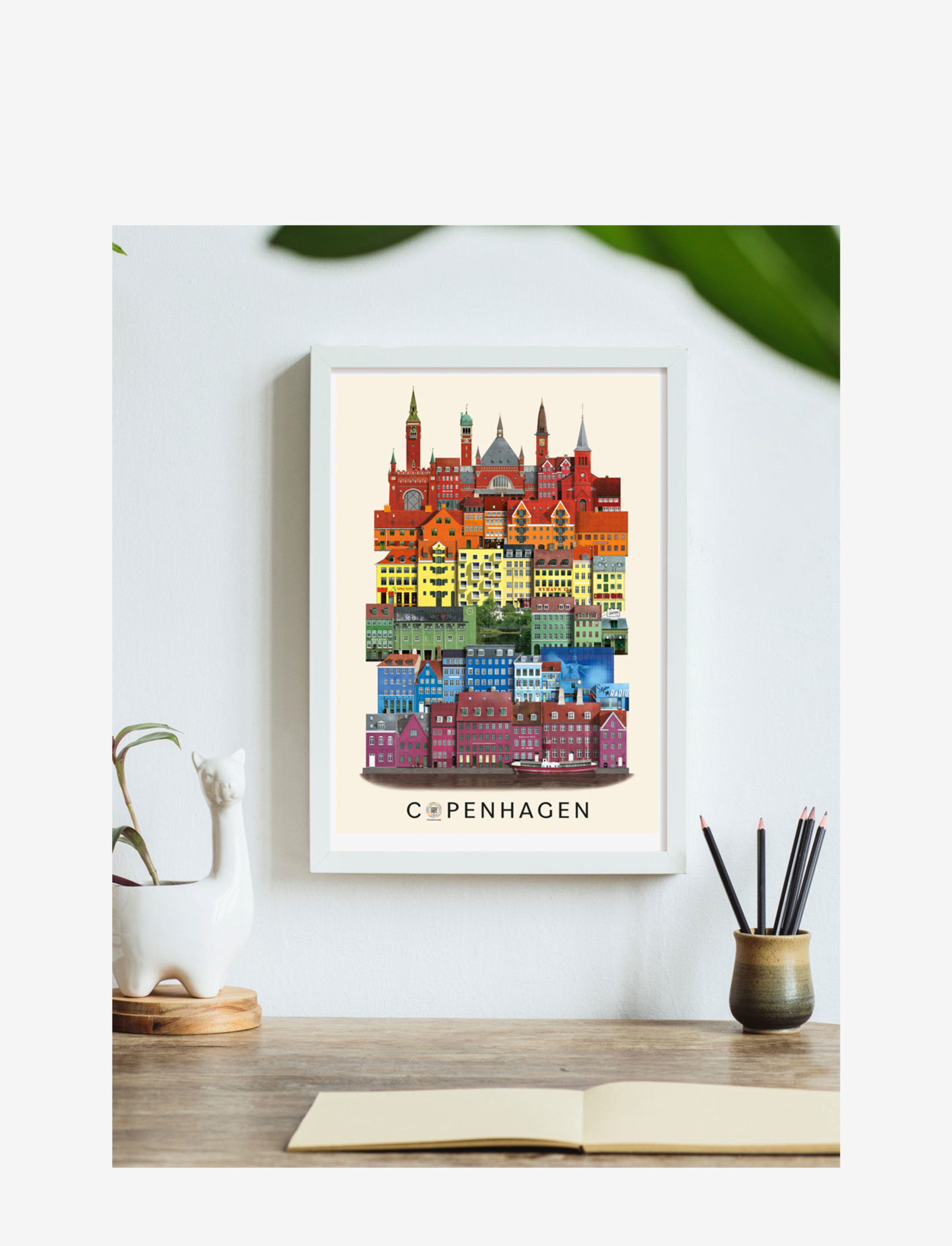 Copenhagen 2021 small poster - MULTI COLOR
