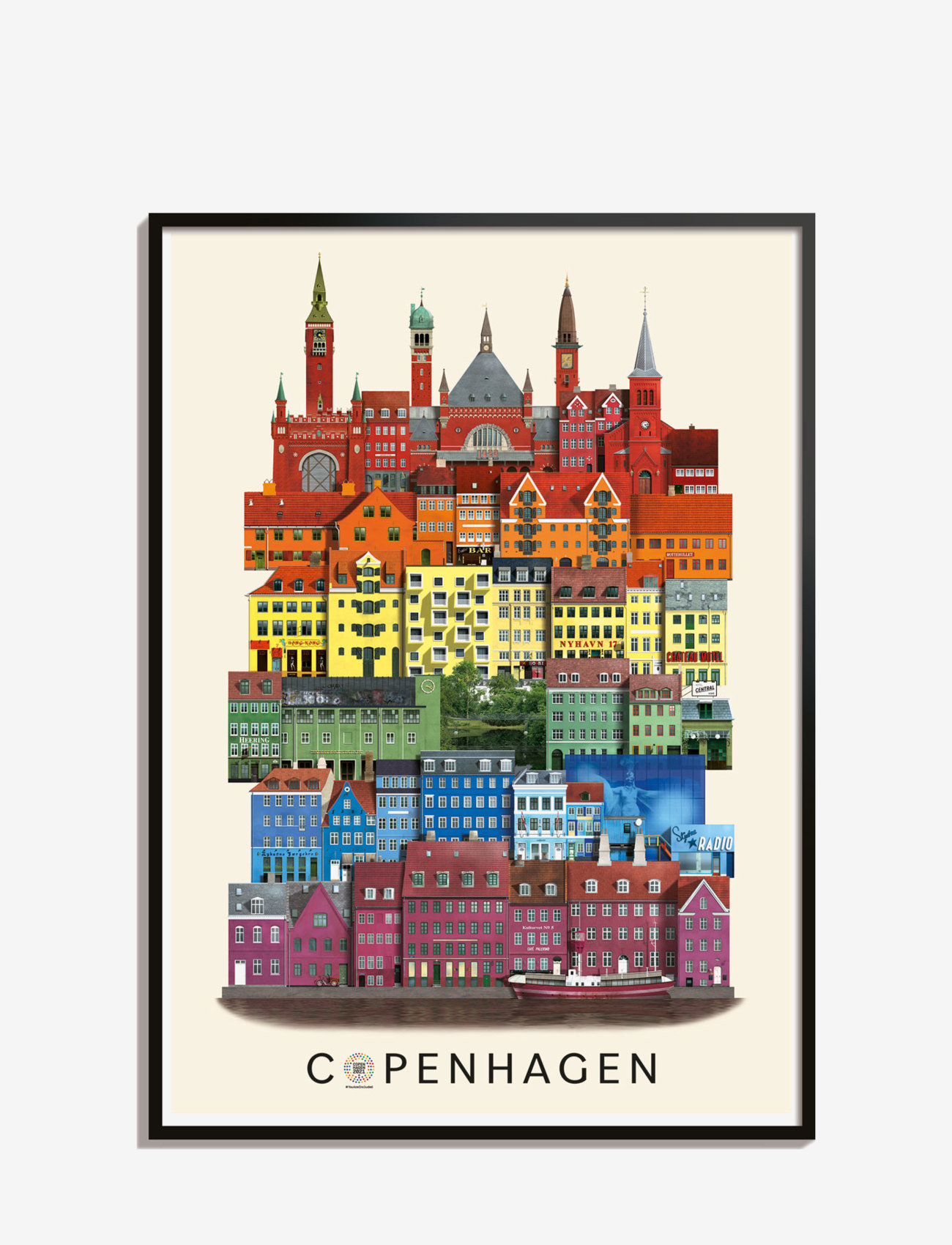 Martin Schwartz - Copenhagen 2021 standards poster - städer & kartor - multi color - 0
